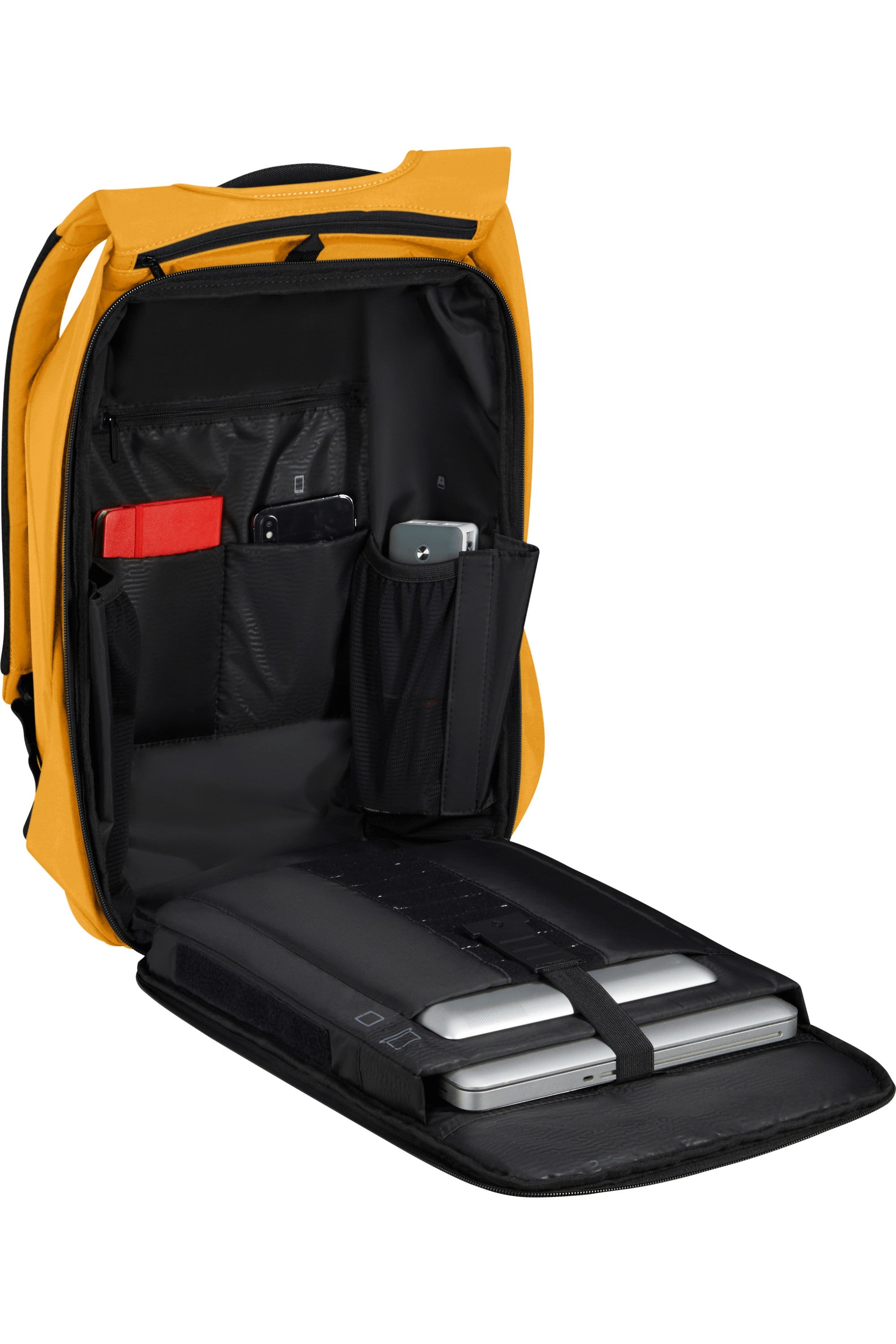 Samsonite zaino porta pc in polietilene riciclato "Securipack 2 Giallo 150941.4702 RADIANT YELLOW