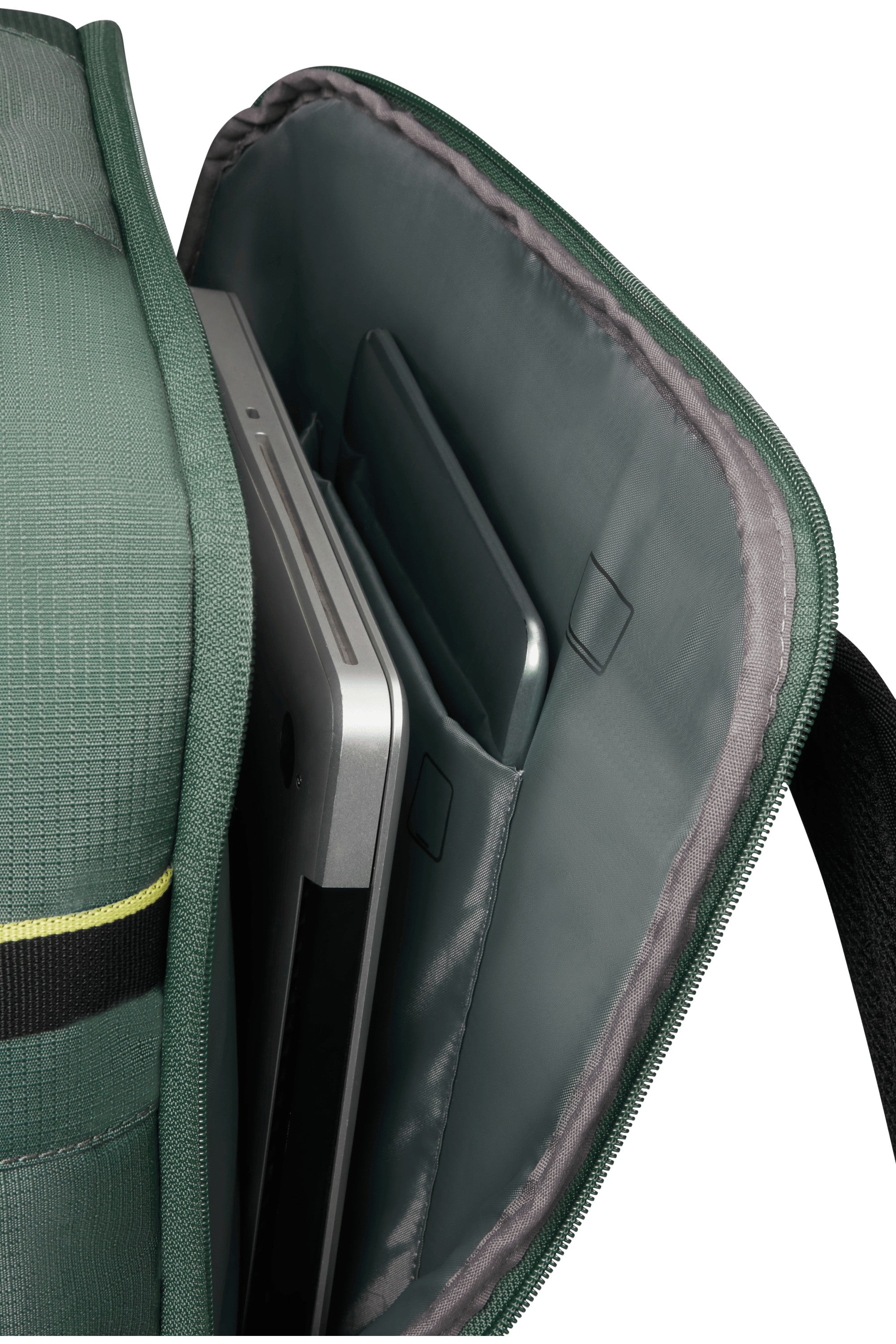 American Tourister zaino da viaggio in tessuto "Take2cabin" Verde 149175.DARK FOREST