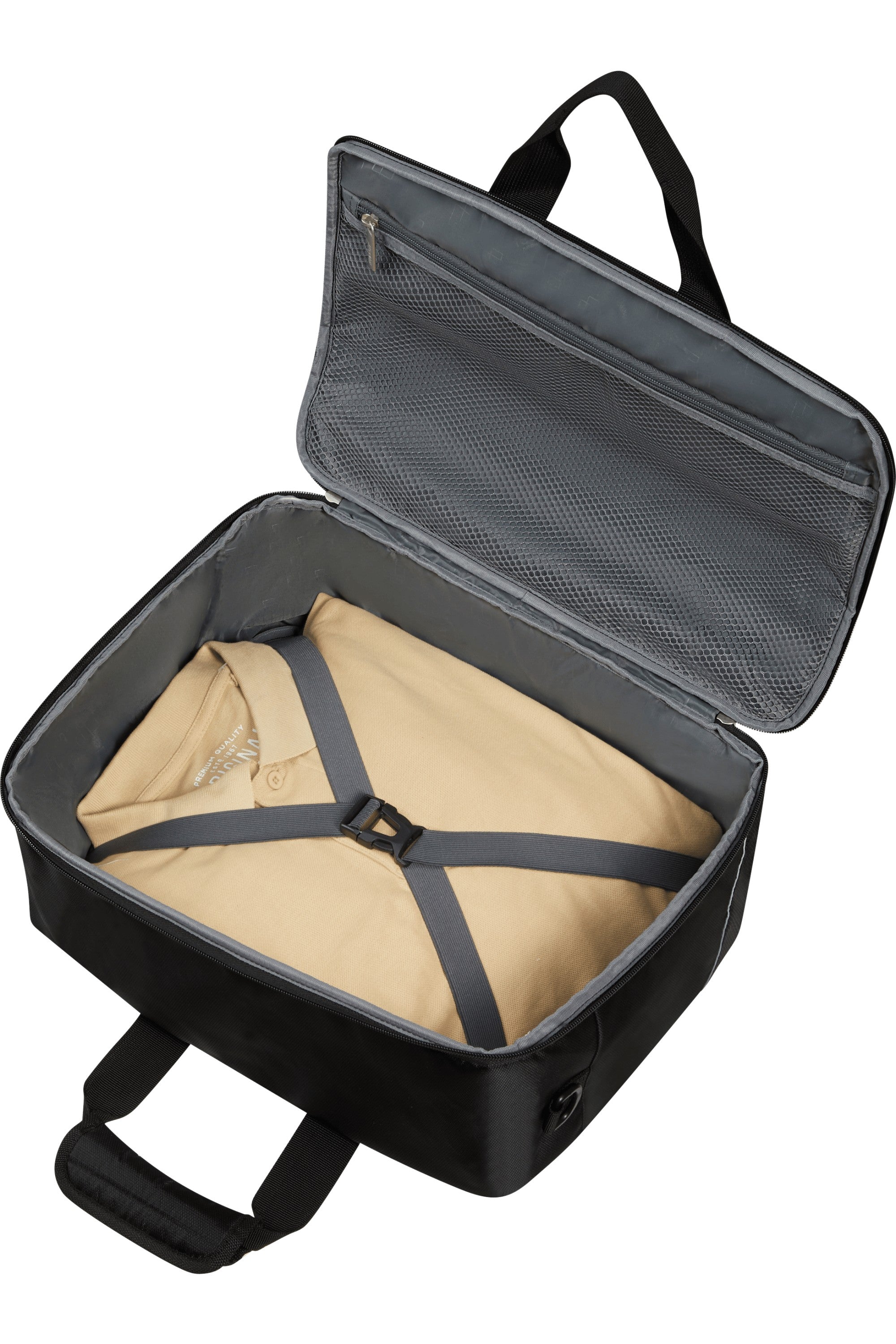 American Tourister reporter cabina in tessuto "Summerride" Nero 149502.1041 BLACK