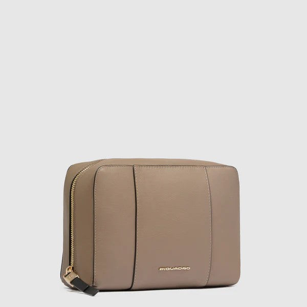 Piquadro beauty in pelle "Circle" Tortora BY6543W92.TO