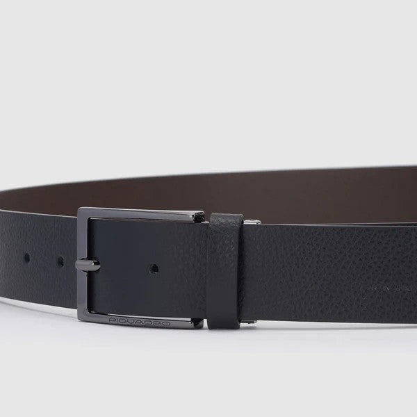 Piquadro cintura in pelle "MOS" Nero/marrone CU5928MOS.NM