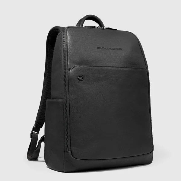 Piquadro zaino in pelle "Black Square" Nero CA6501B3.N