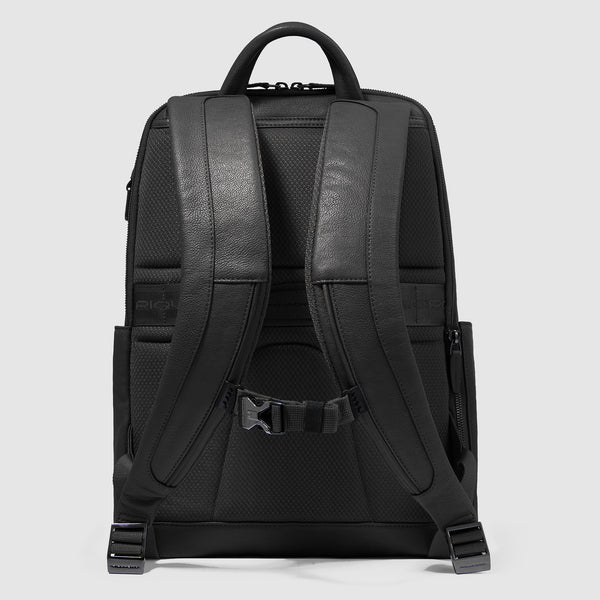 Piquadro zaino in pelle "Black Square" Nero CA6501B3.N