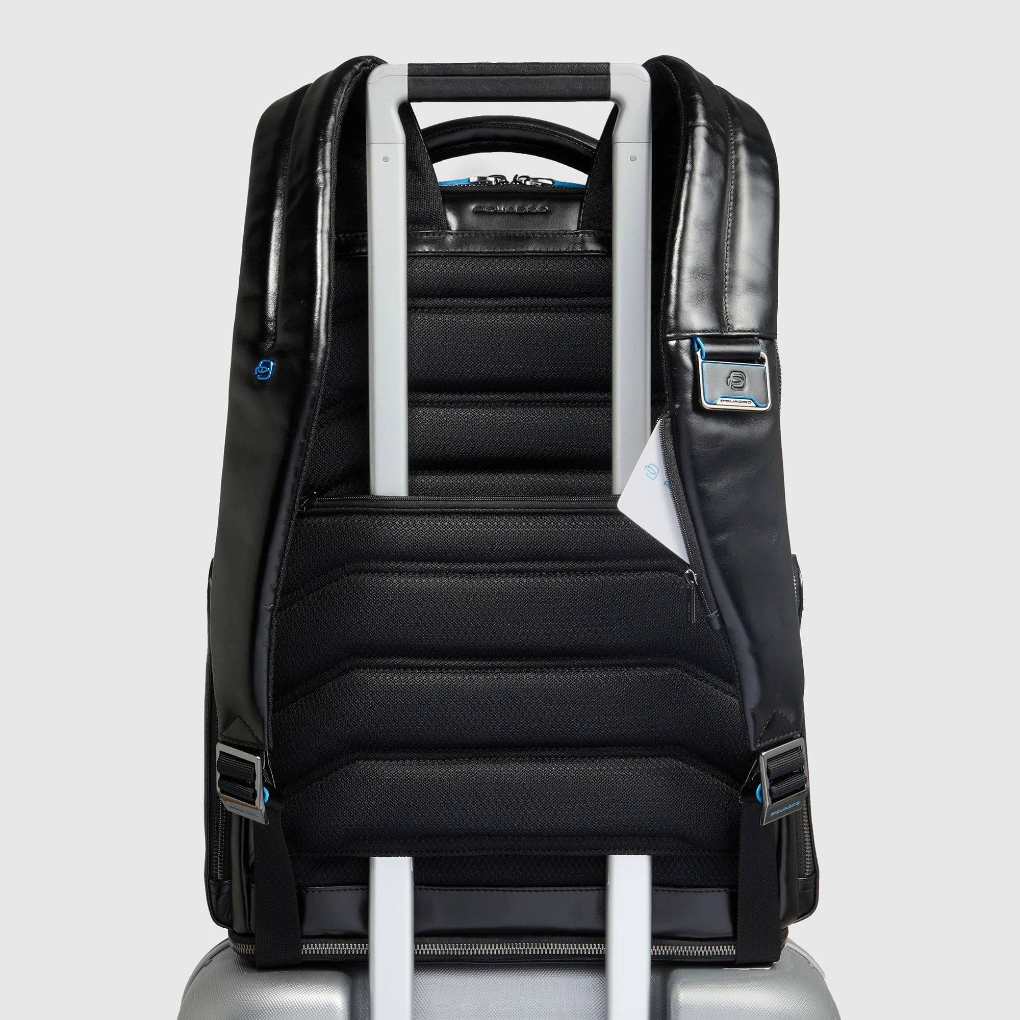 Piquadro zaino in pelle "Blue Square" Marrone CA6592B2BM.MO