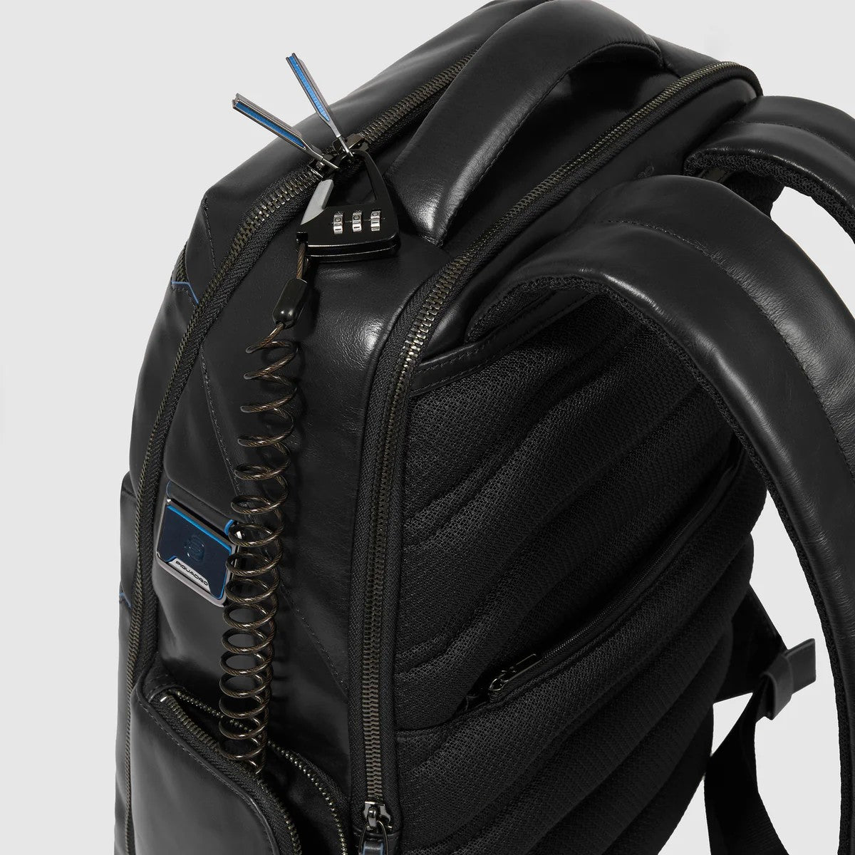 Piquadro zaino in pelle "Blue Square" Nero CA6592B2BM.N
