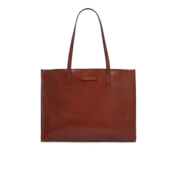 The Bridge borsa shopping in pelle "Mirra" Marrone 04131401.14