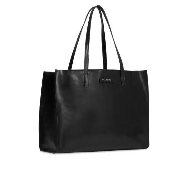 The Bridge borsa shopping in pelle "Mirra" Nero 04131401.30