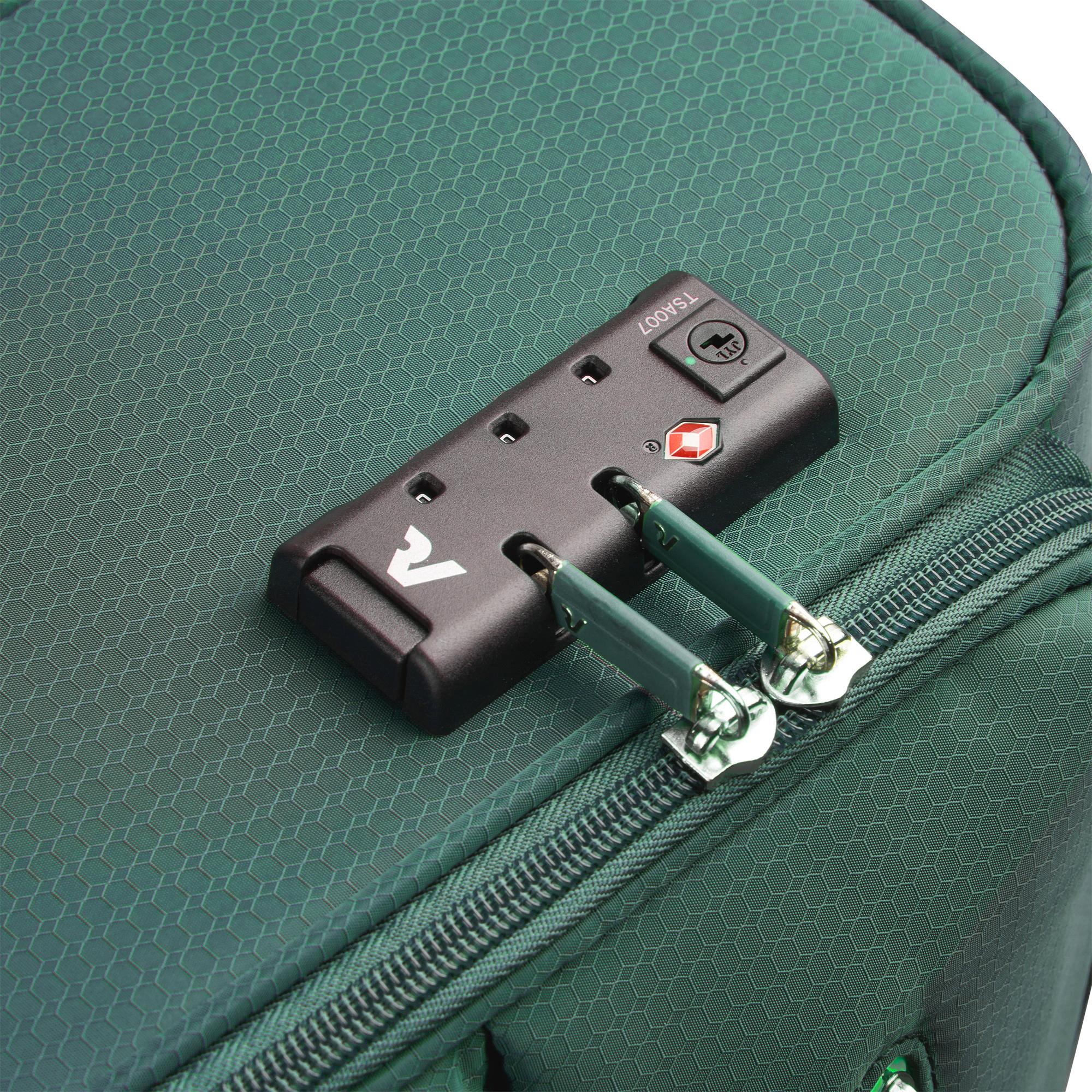 Roncato trolley cabina in tessuto "Lite Soft" Verde 414746.87 BOTTIGLIA
