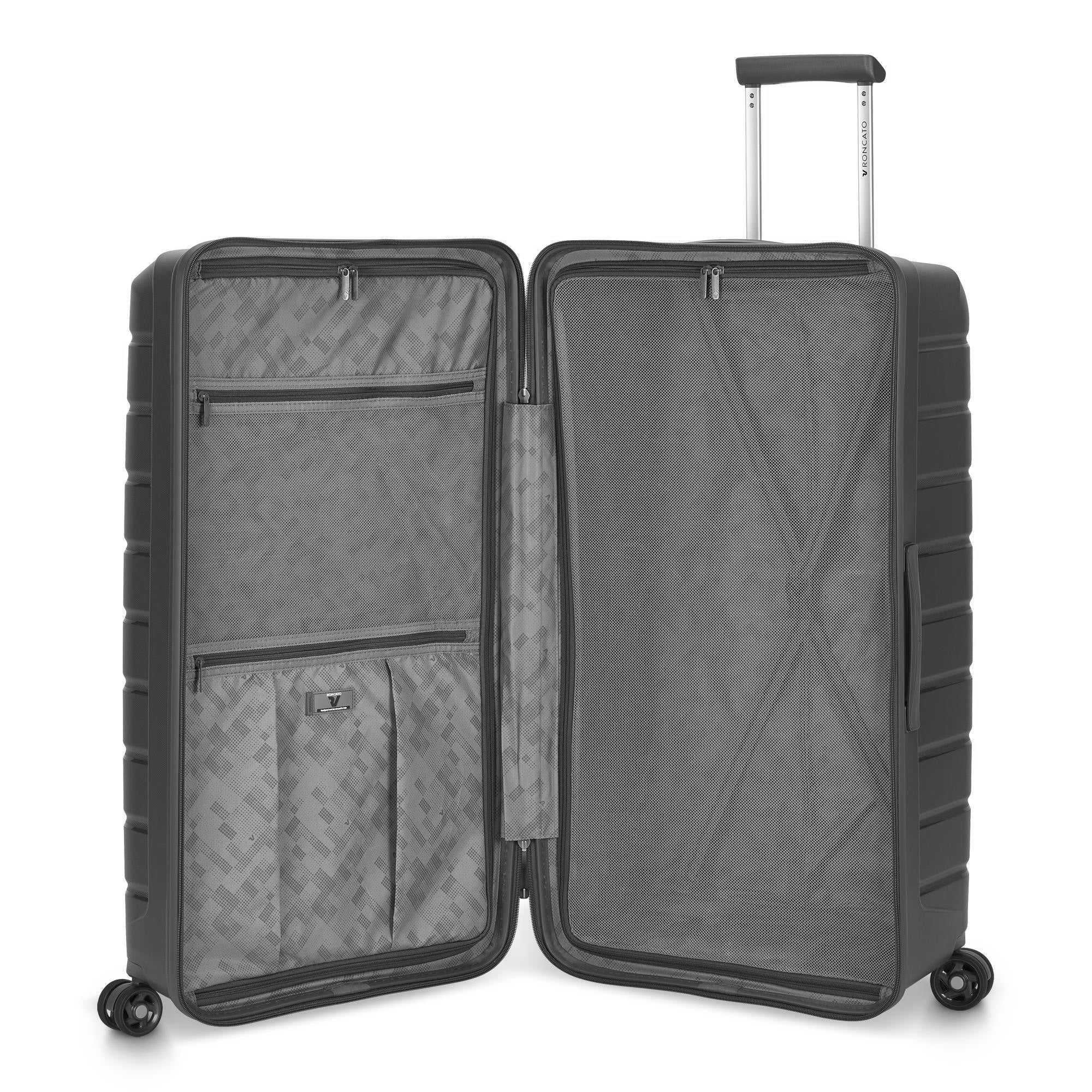 Roncato trolley grande in polipropilene "B-Flying Trunk" Nero 417986.01 NERO