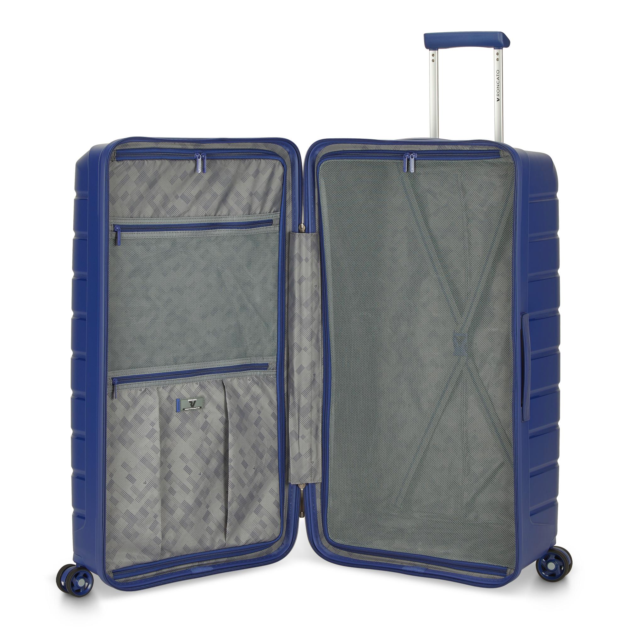 Roncato trolley grande in polipropilene "B-Flying Trunk" Blu 417986.23 NOTTE