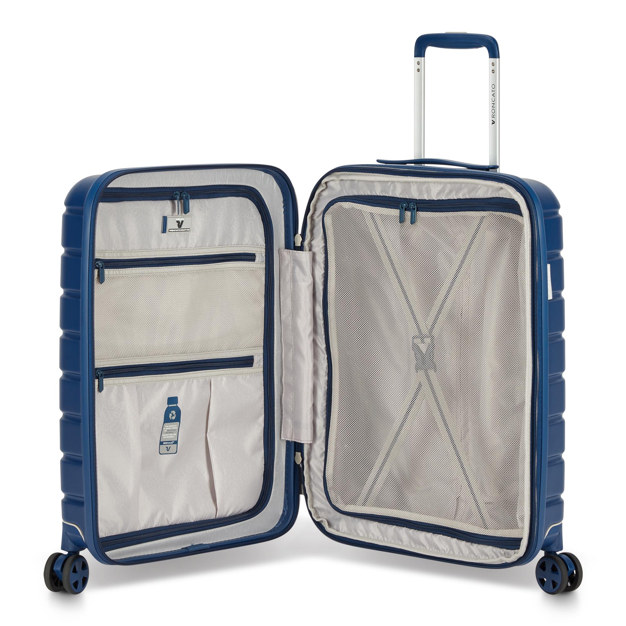 Roncato trolley cabina in polipropilene "Relife" Blu 463453.23 NOTTE