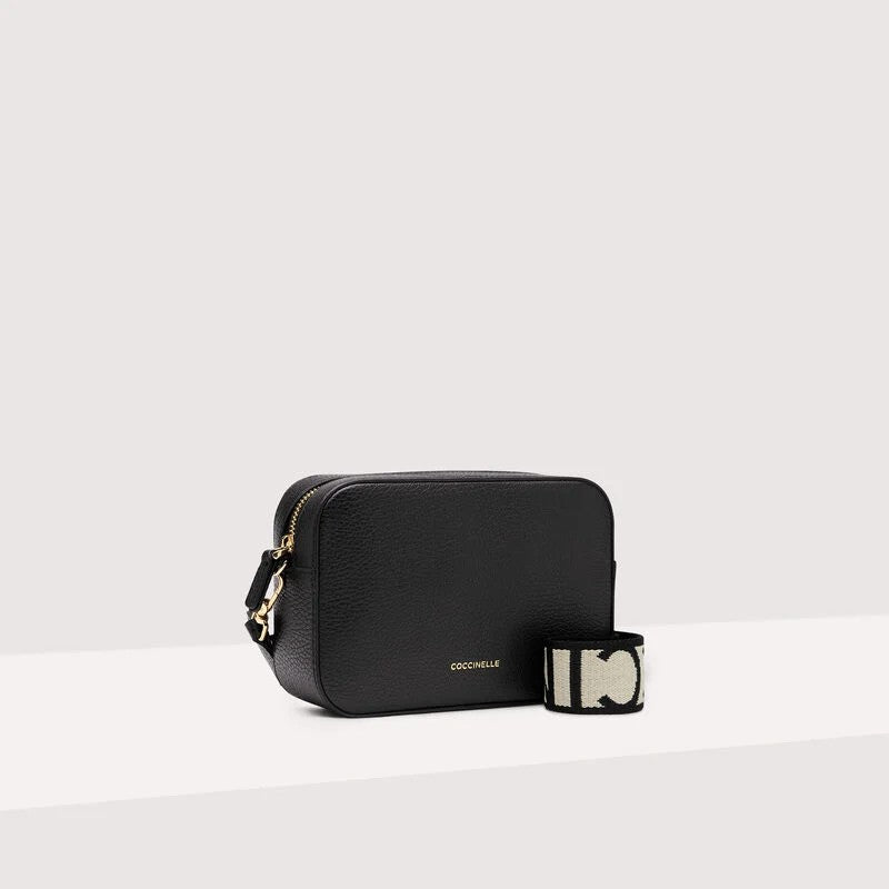 Coccinelle borsa a tracolla in pelle "Tebe" Nero E5MN555I101.001 NOIR