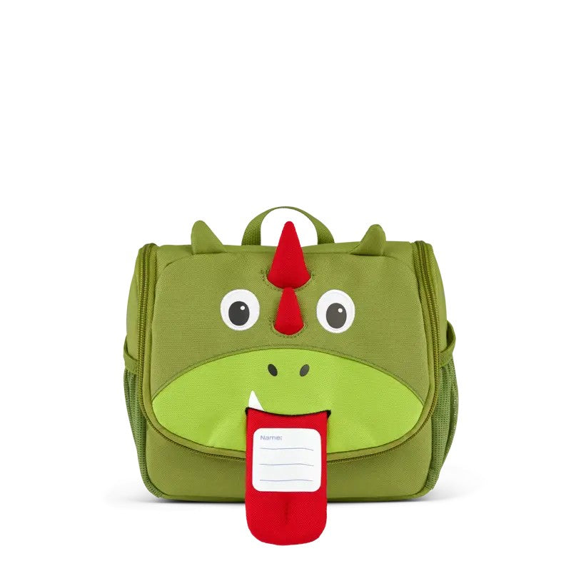 AFFENZAHN beauty kids in tessuto Verde BEAUTY CASE.DRAGO