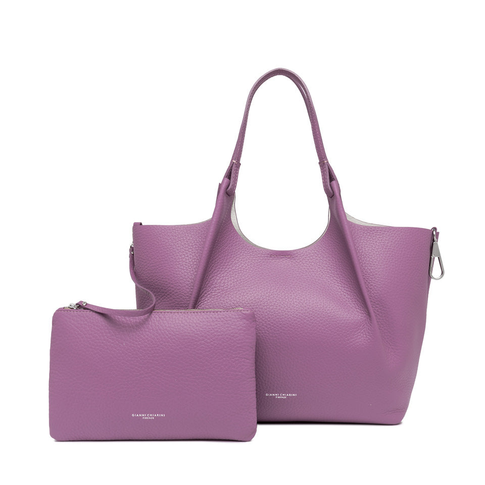 Gianni Chiarini borsa shopping in pelle "Dua" Viola BS9720RNGDBL.13319 ARGYLE PURP