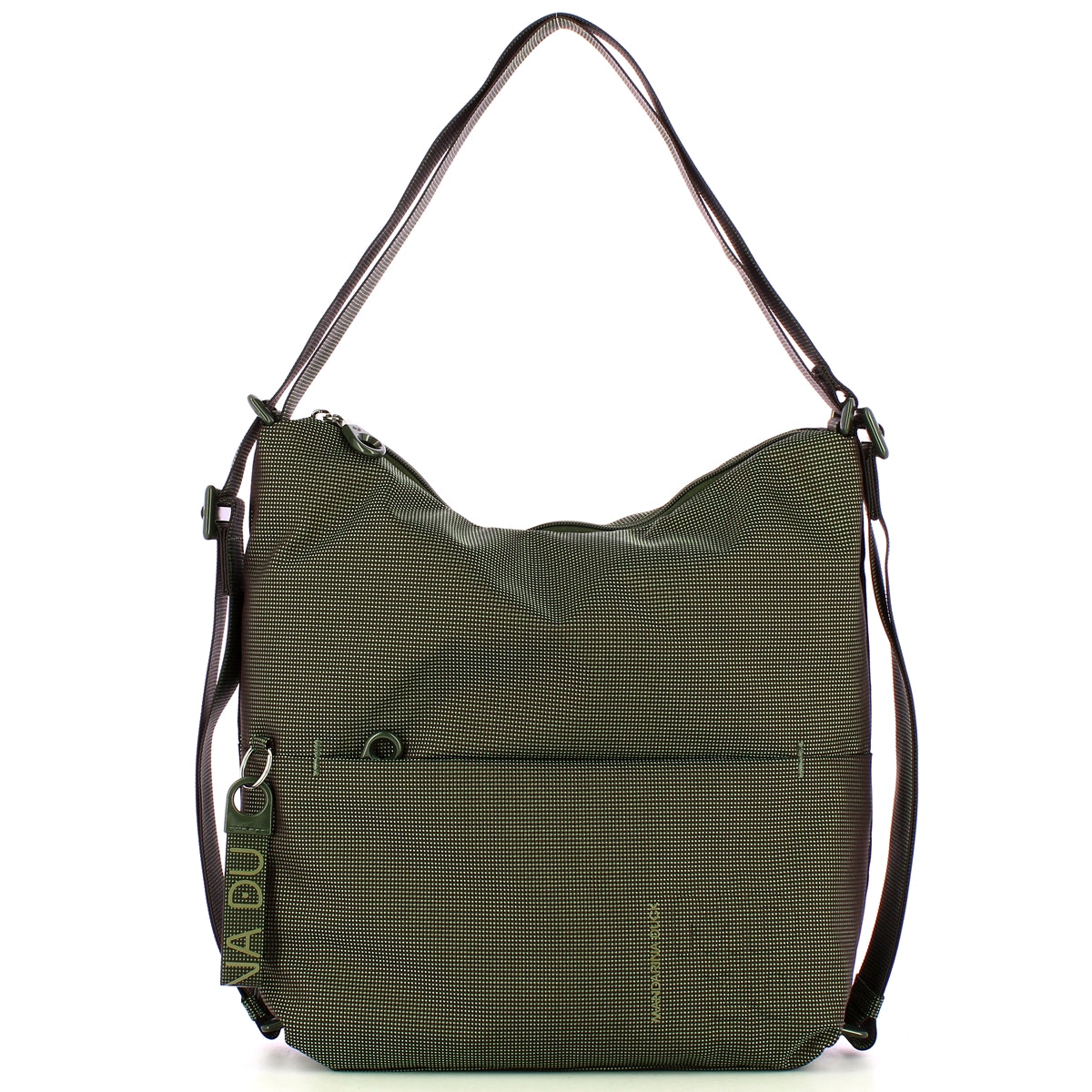Mandarina Duck borsa zaino in tessuto "MD20" Verde QMT09.A44 RAIN FOREST