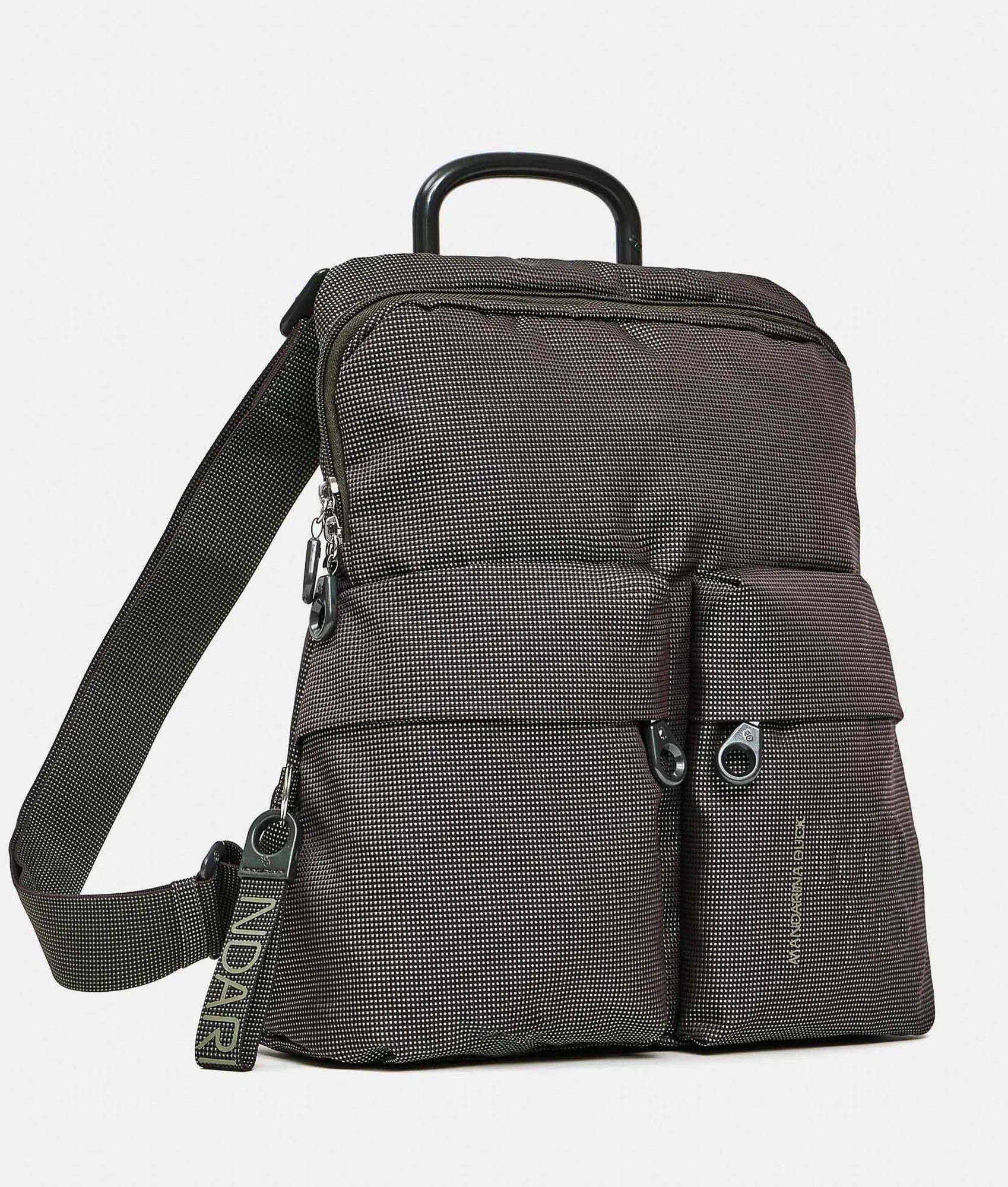 Mandarina Duck zaino in tessuto "Md20" Verde QMTZ4.A44 RAIN FOREST