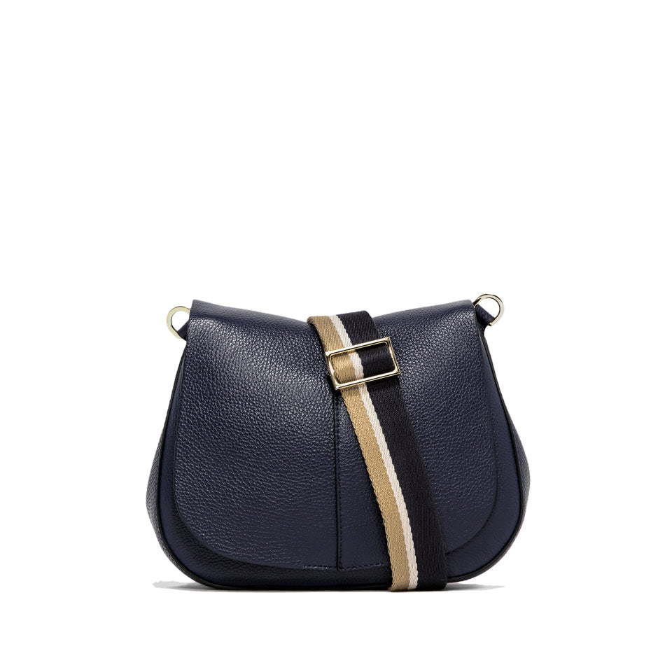 Gianni Chiarini borsa a tracolla in pelle "Helena Round" Blu BS6036COMM GRN-NA.0208 NAVY