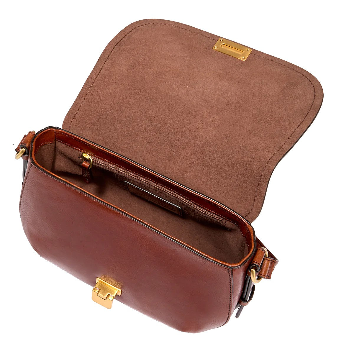 The Bridge borsa a tracolla in pelle "Federica" Marrone 04211401.14