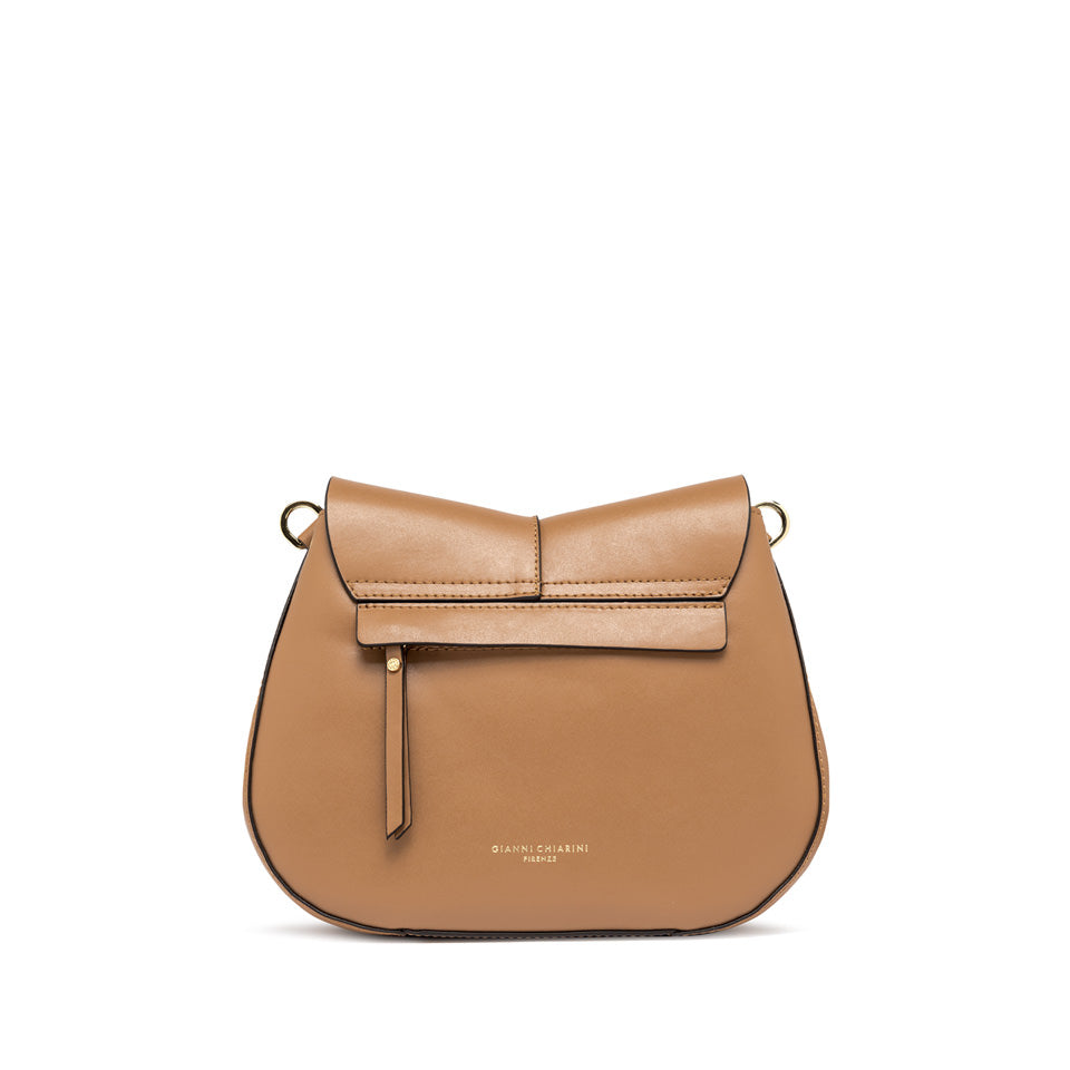 Gianni Chiarini borsa a spalla in pelle "Helena Round" Cuoio BS6766PRCK.7042 NEW CUOIO