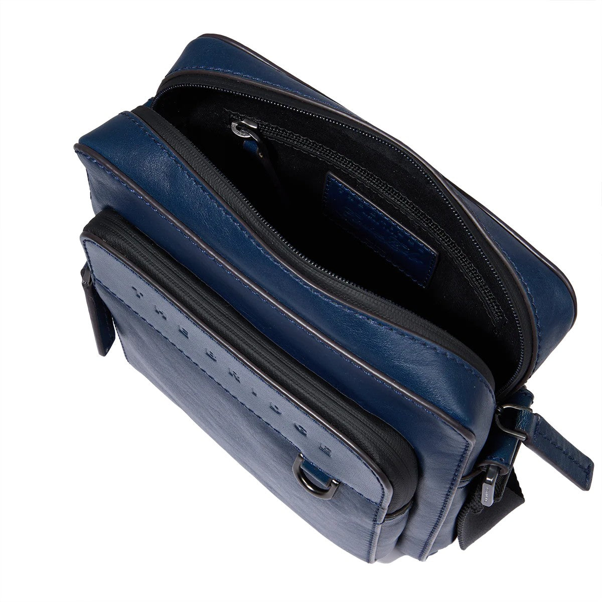 The Bridge borsello in pelle "Damiano" Blu 053413EX.45