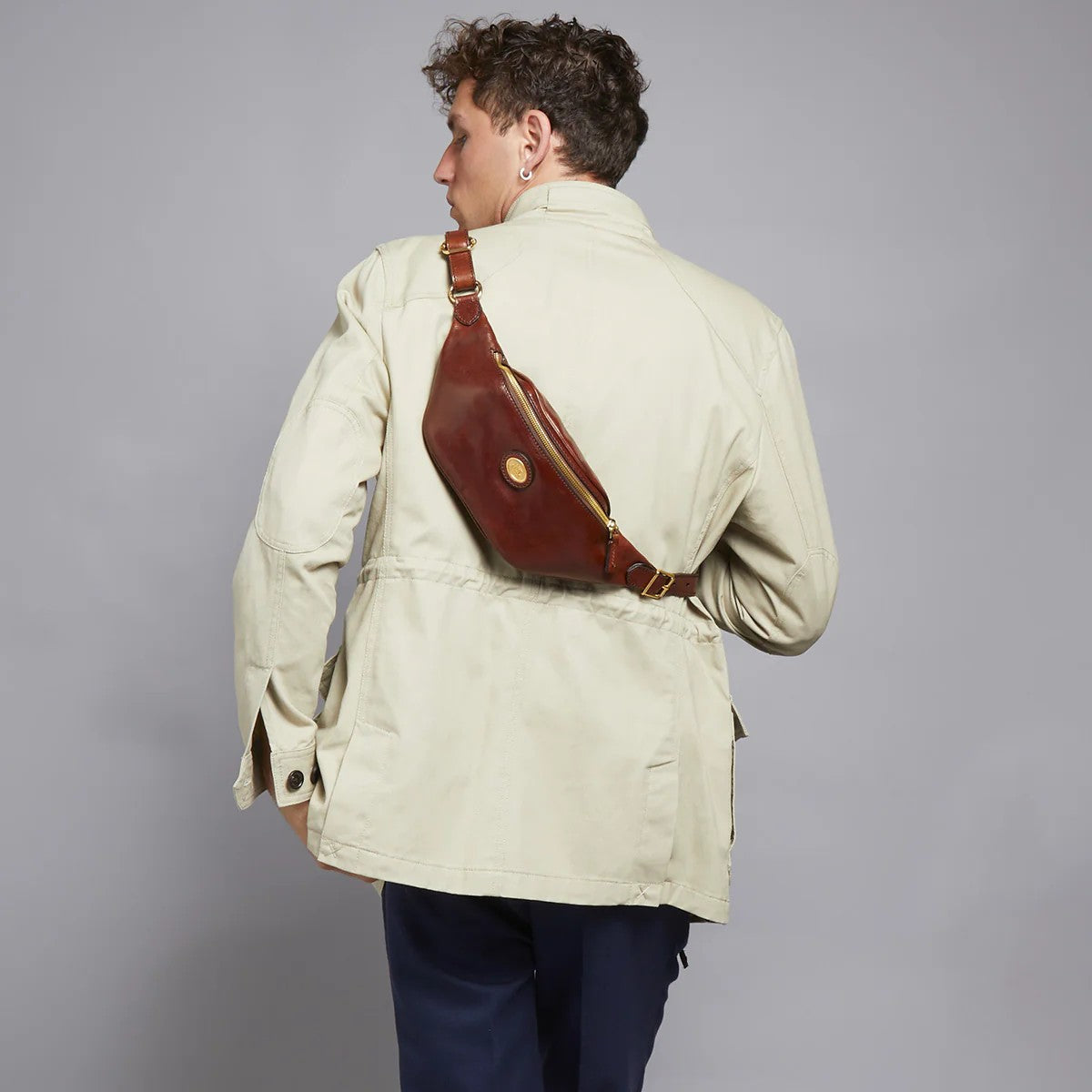 The Bridge marsupio in pelle "Story" Marrone 07350001.14