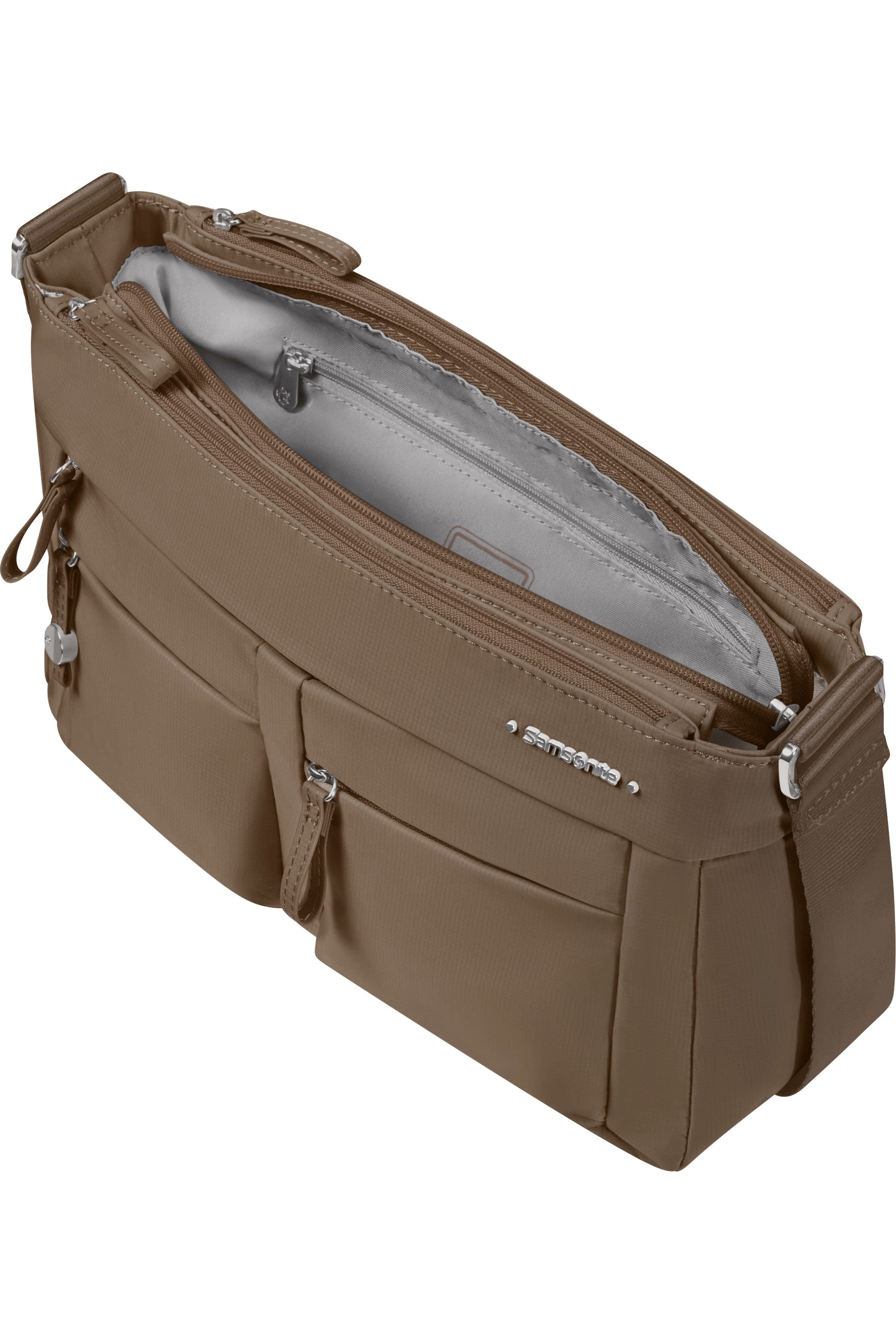 Samsonite borsa a tracolla in tessuto "Move 4 Tortora 144719.18 FOSSIL GREY
