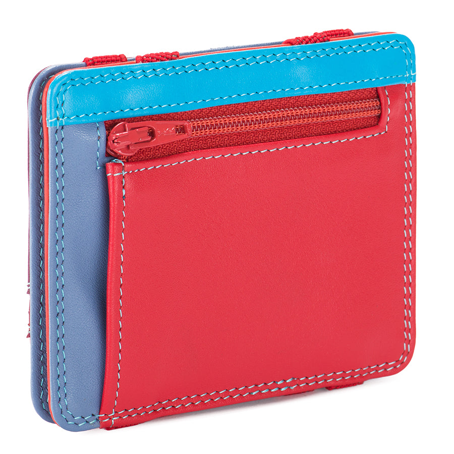 Mywalit portafogli compatto con elastici in pelle "Classic" Multicolor 111.183 POMPEI