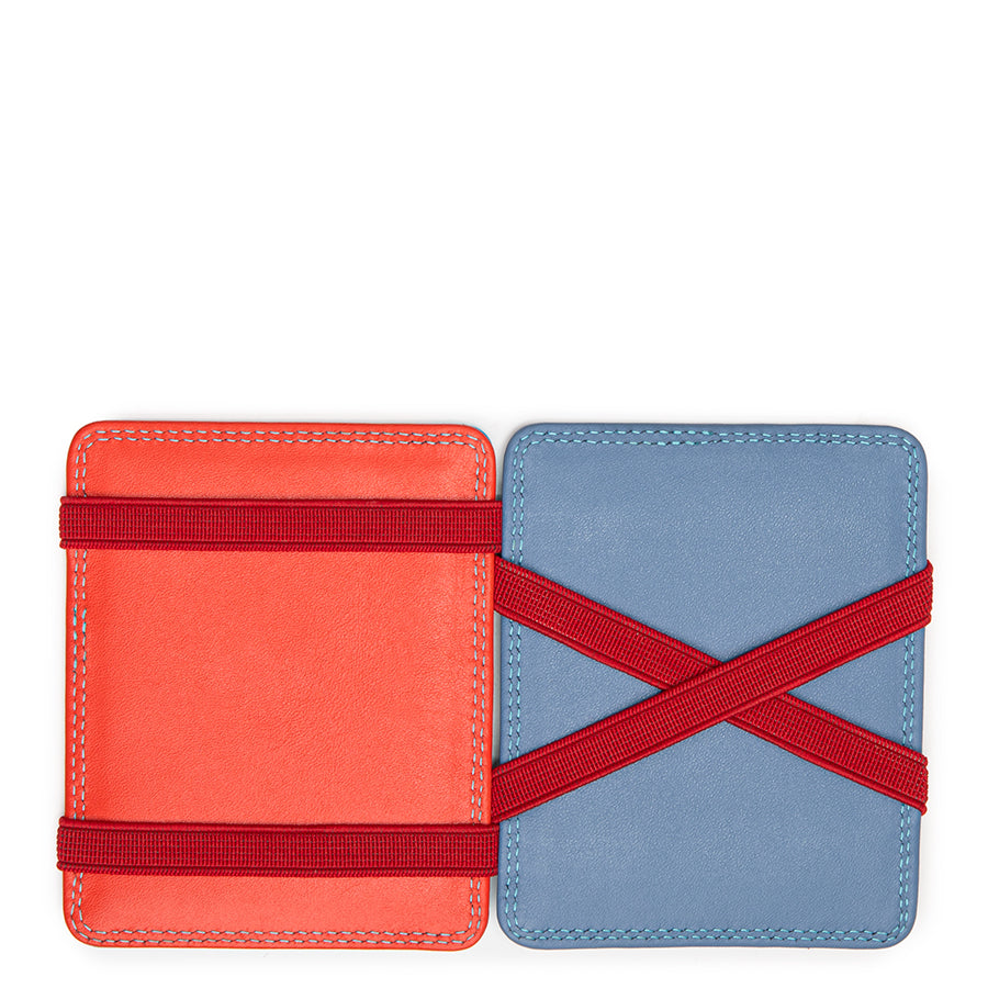 Mywalit portafogli compatto con elastici in pelle "Classic" Multicolor 111.183 POMPEI