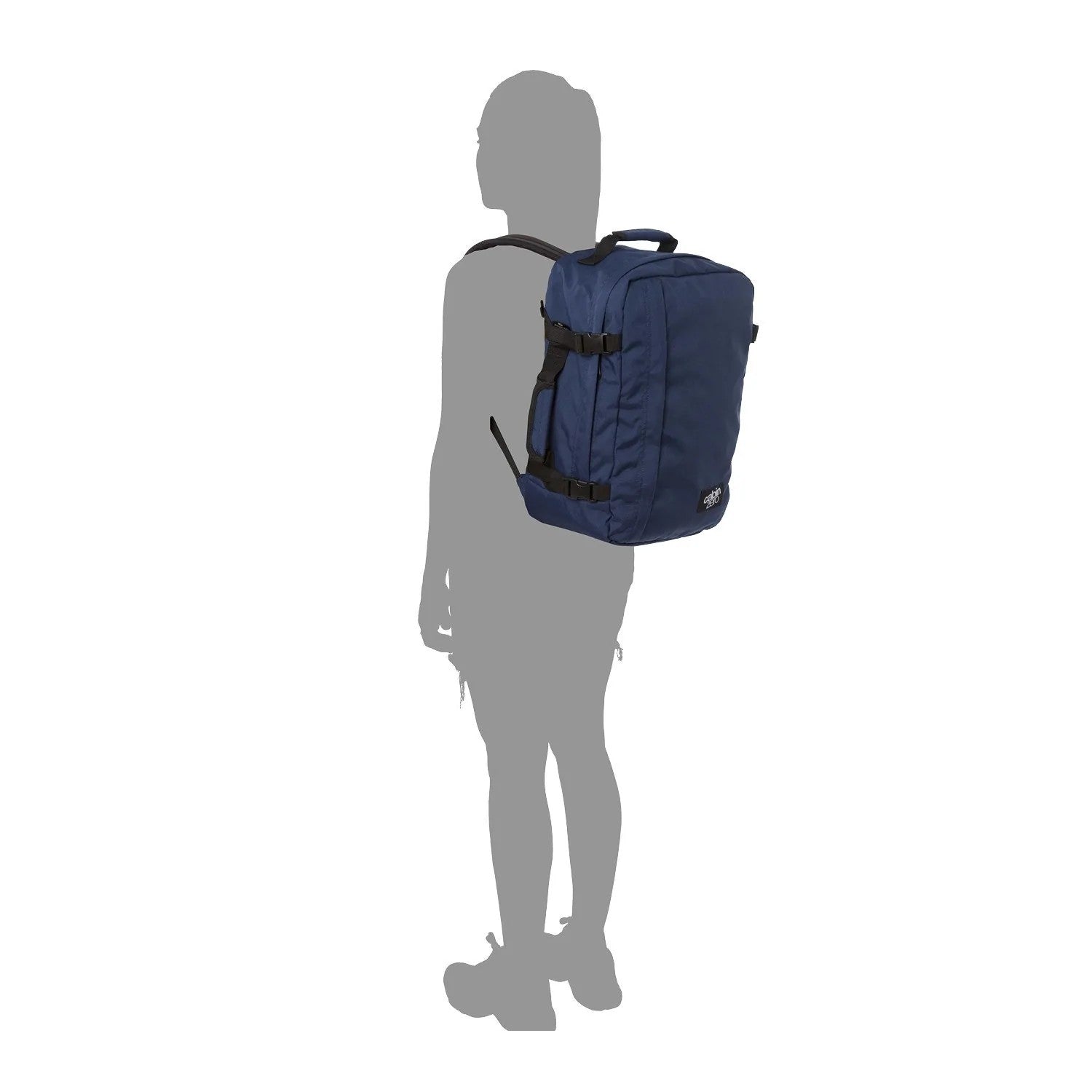Cabin Zero zaino 36L da viaggio in tessuto "Classic" Blu CZ17.1205 NAVY