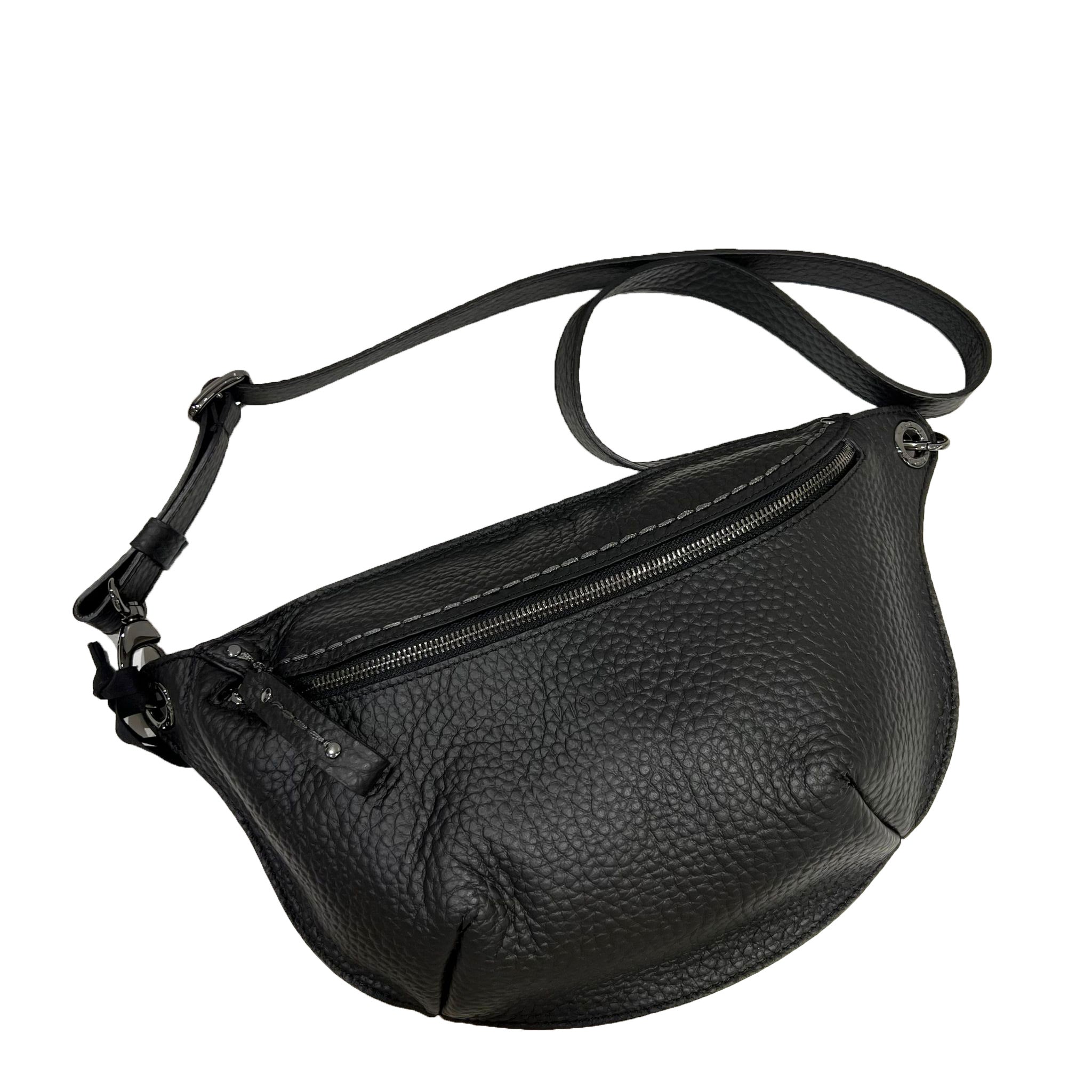 Visonà marsupio in pelle "Vittoria" Nero 20542.NERO