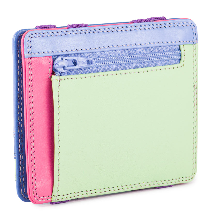Mywalit portafogli compatto con elastici in pelle "Classic" Multicolor 111.181 VIOLA