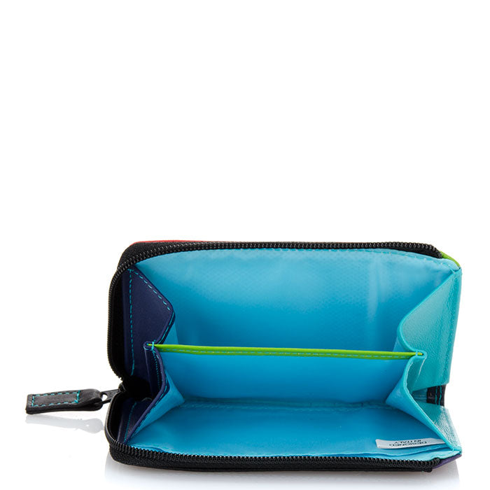 Mywalit porta carte di credito in pelle "Classic" Multicolor 334.4 BLACK/PACE
