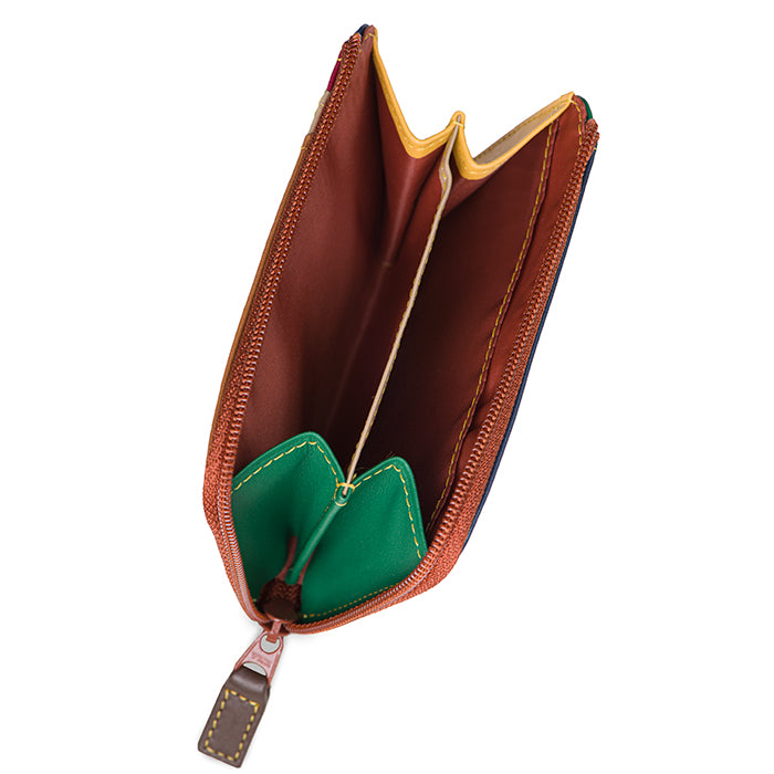 Mywalit porta carte di credito in pelle "Classic" Multicolor 334.174 BOSCO