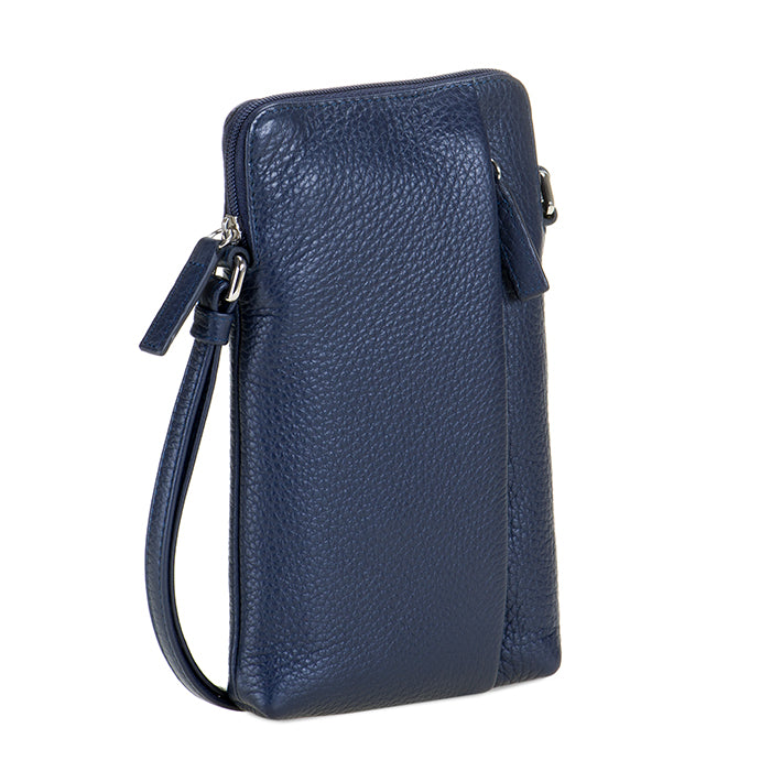 Mywalit porta cellulare in pelle "Cremona" Blu 2265.80 BLUE