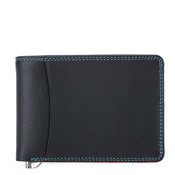 Mywalit portafogli con molletta in pelle "Mens Range" Multicolor 4504.4 BLACK/PACE