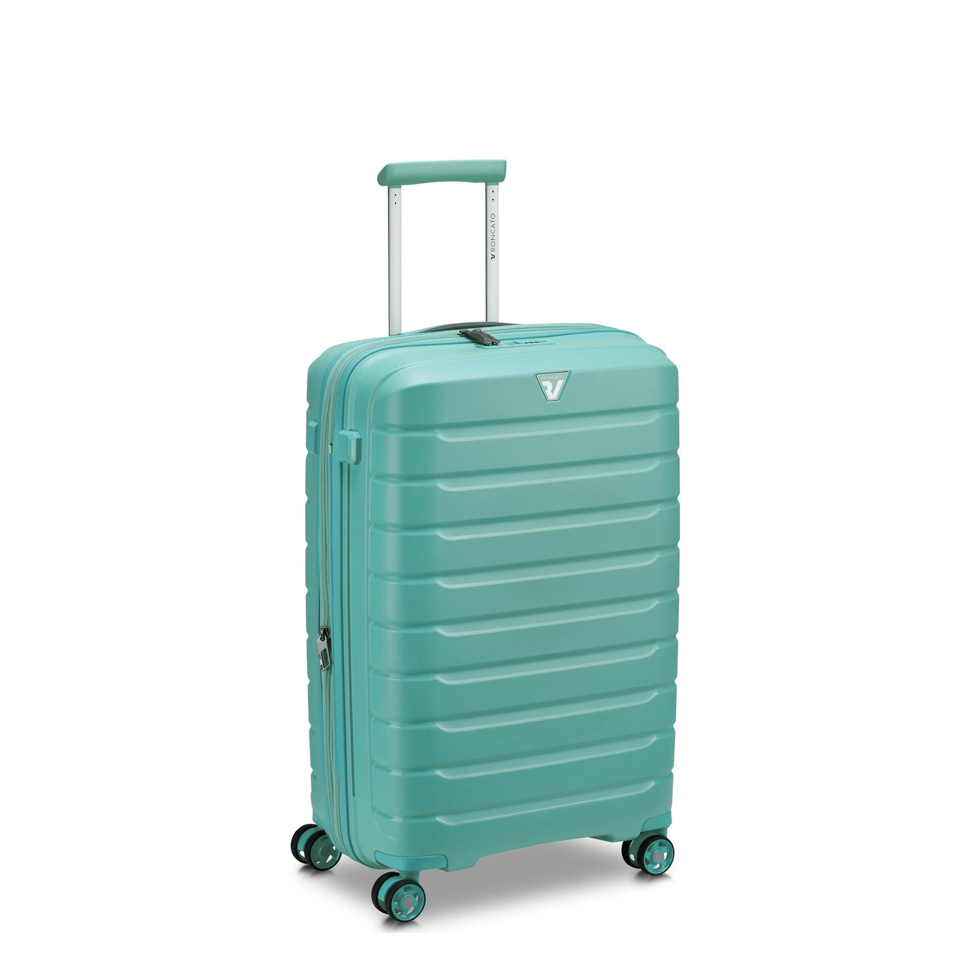 Roncato trolley medio in polipropilene "B-Flying" Verde acqua 418182.57 SALVIA
