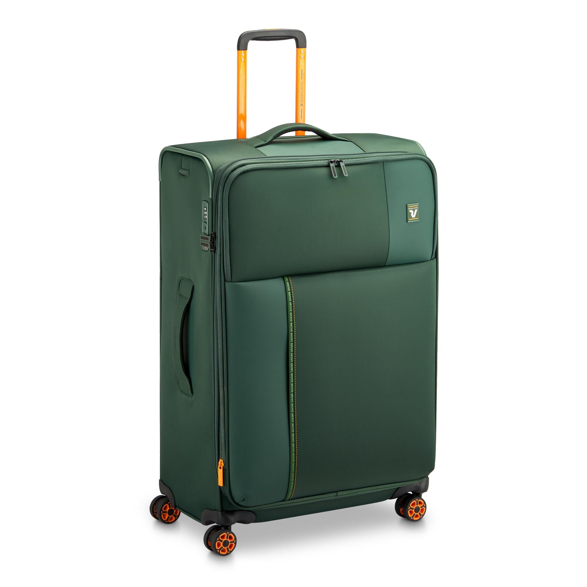 Roncato trolley grande in tessuto "Move" Verde 415351.47 VERDE MIMETICO