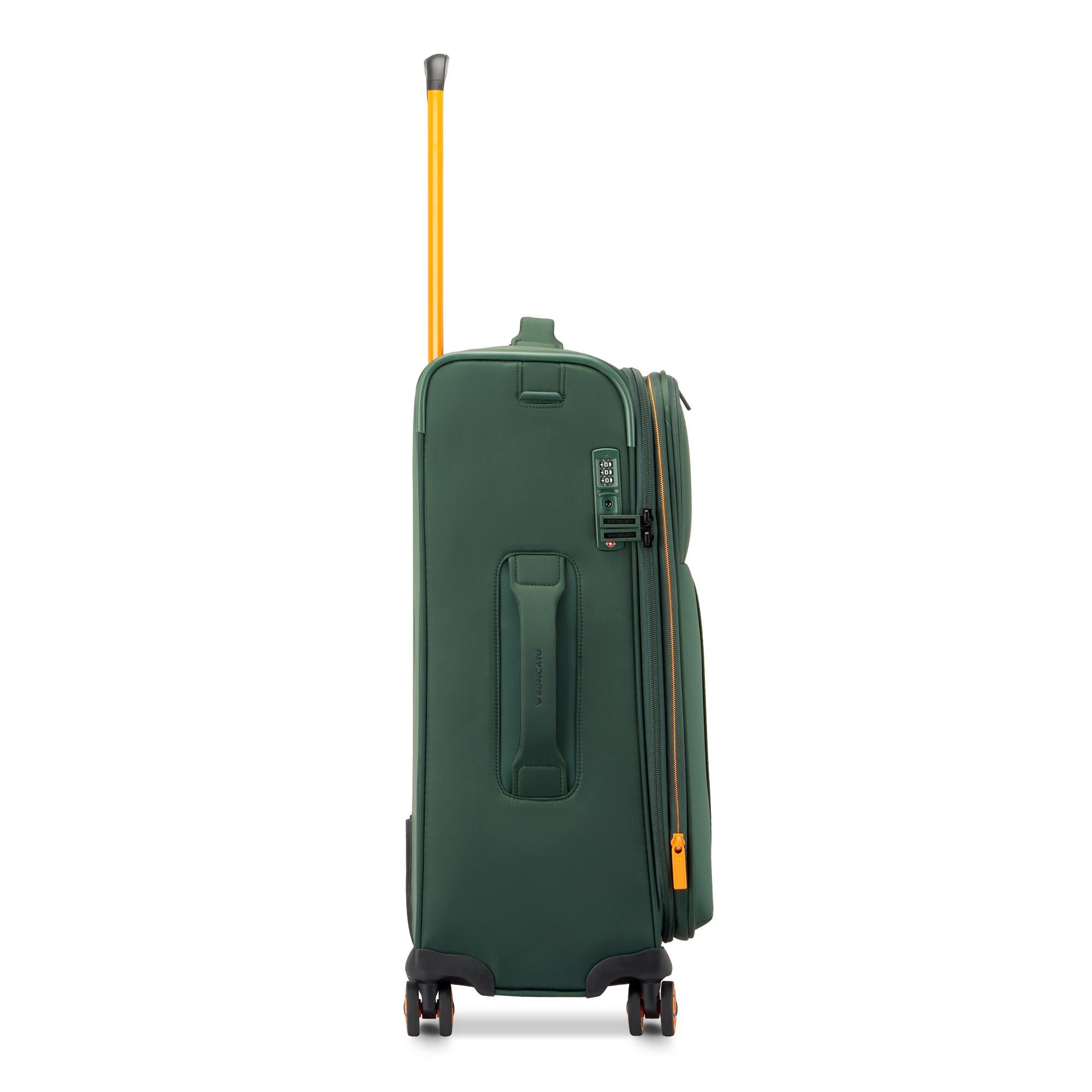 Roncato trolley medio in tessuto "Move" Verde 415352.47 VERDE MIMETICO
