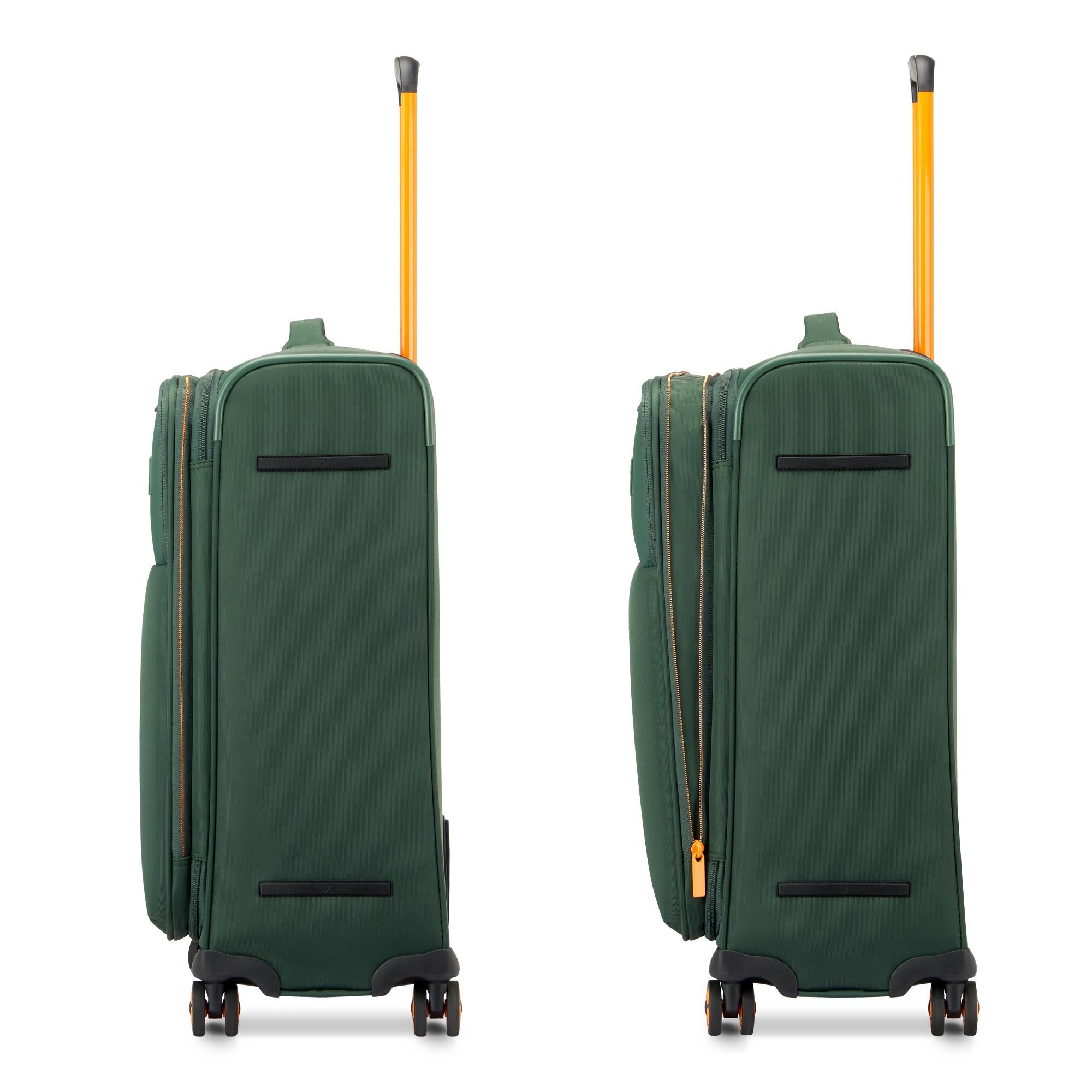 Roncato trolley medio in tessuto "Move" Verde 415352.47 VERDE MIMETICO