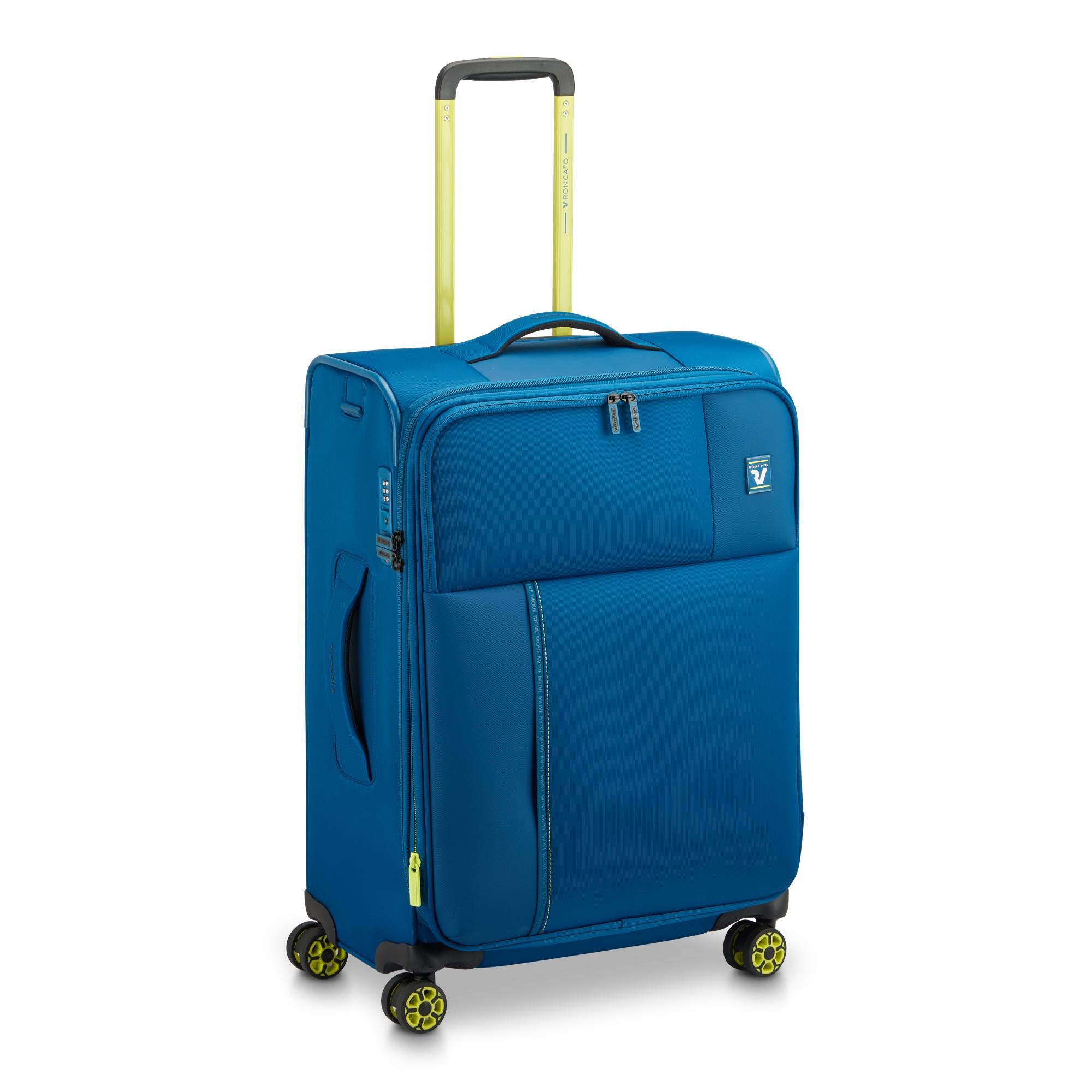 Roncato trolley medio in tessuto "Move" Blu 415352.53 BLU LAGUNA
