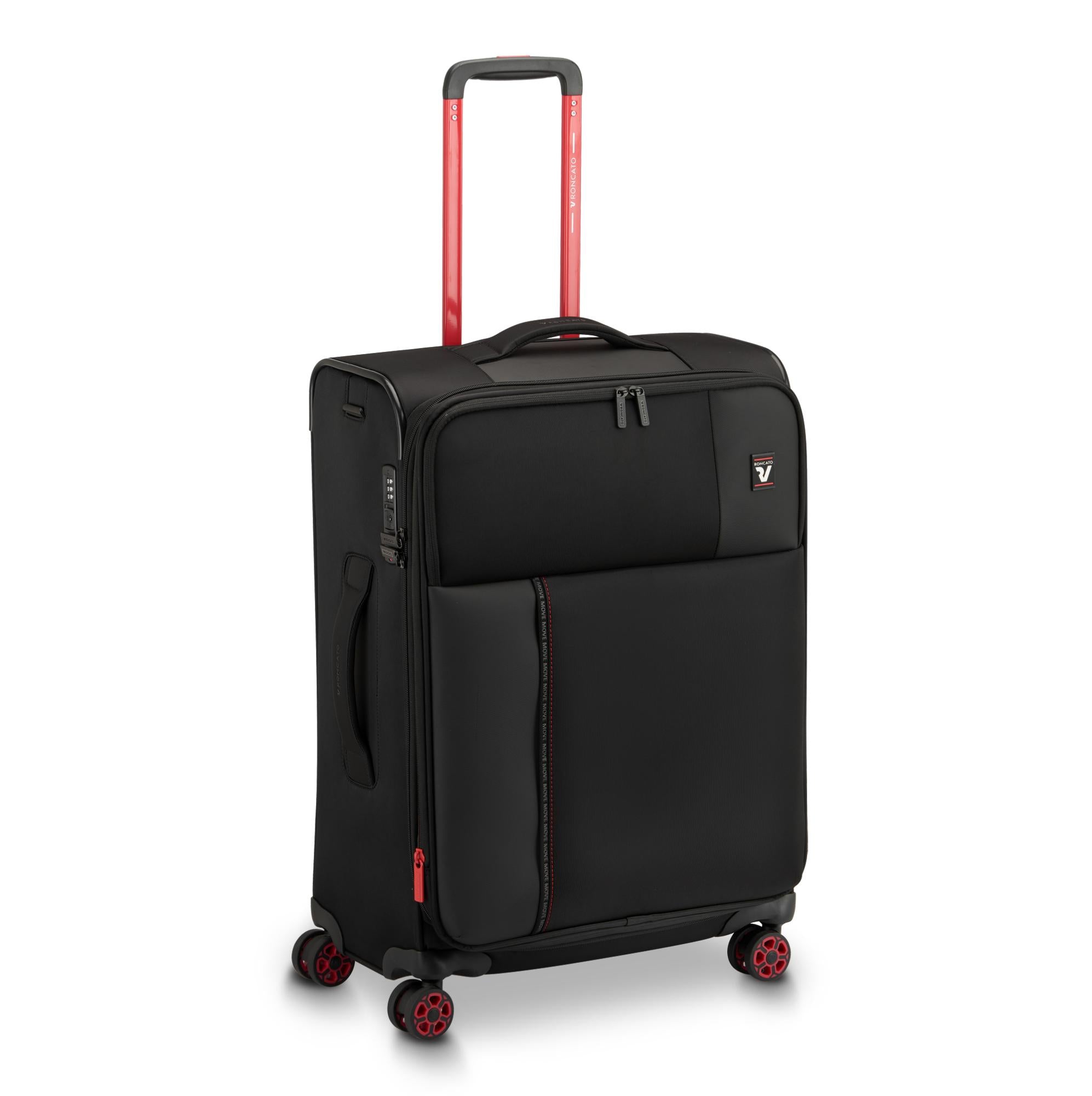 Roncato trolley medio in tessuto "Move" Nero 415352.81 NERO FUMO