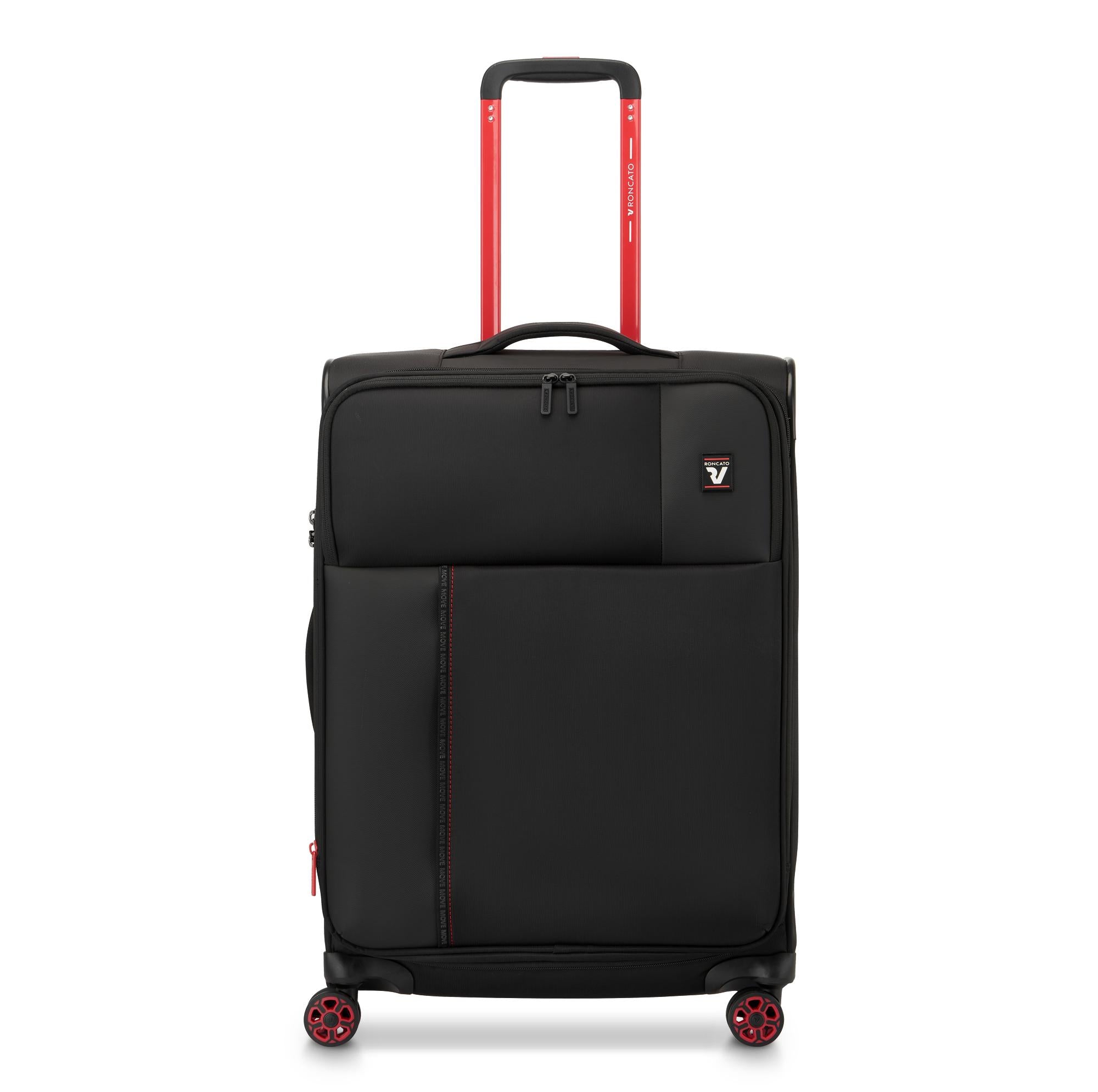 Roncato trolley medio in tessuto "Move" Nero 415352.81 NERO FUMO
