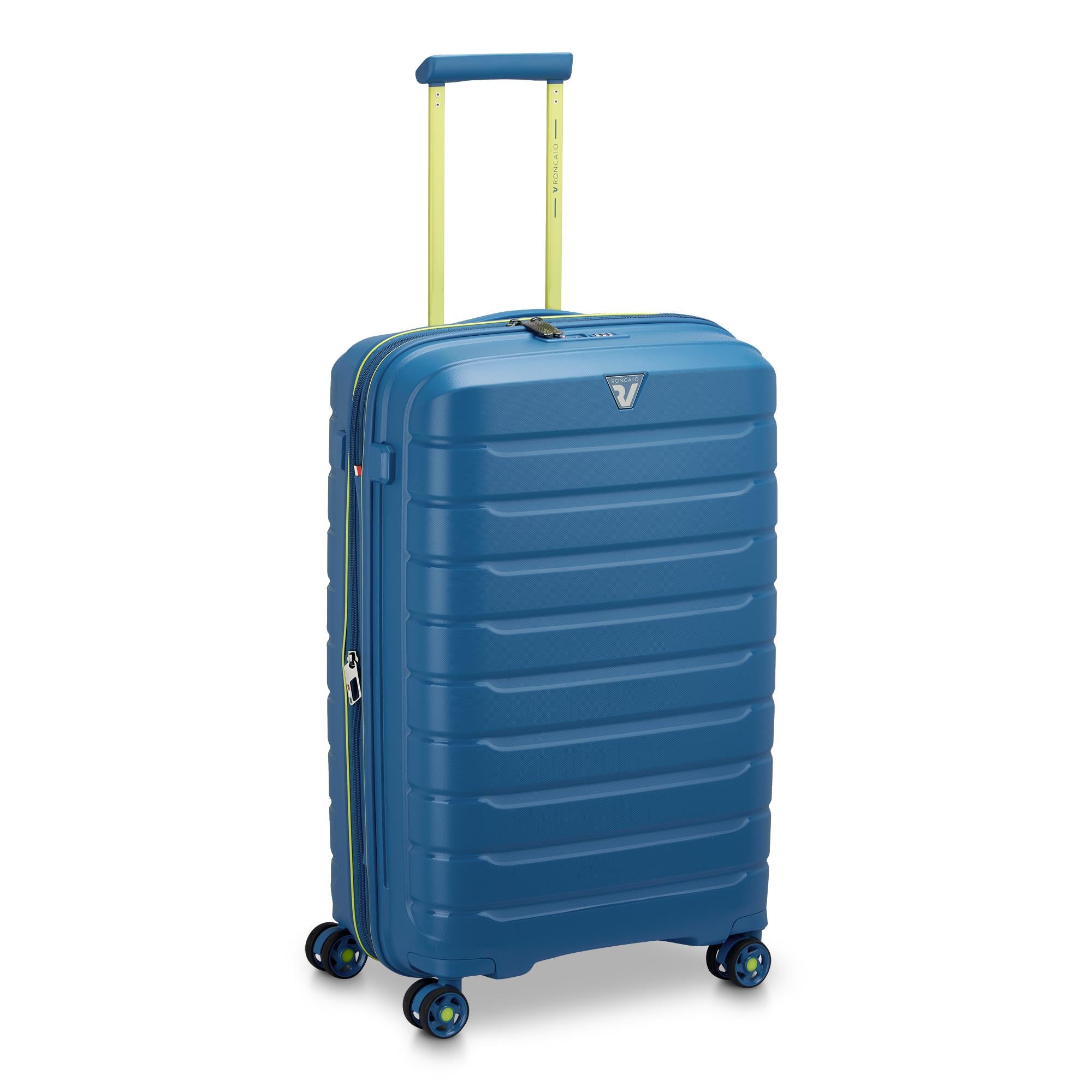 Roncato trolley medio in polipropilene "B-Flying" Azzurro 418182.53 BLU LAGUNA