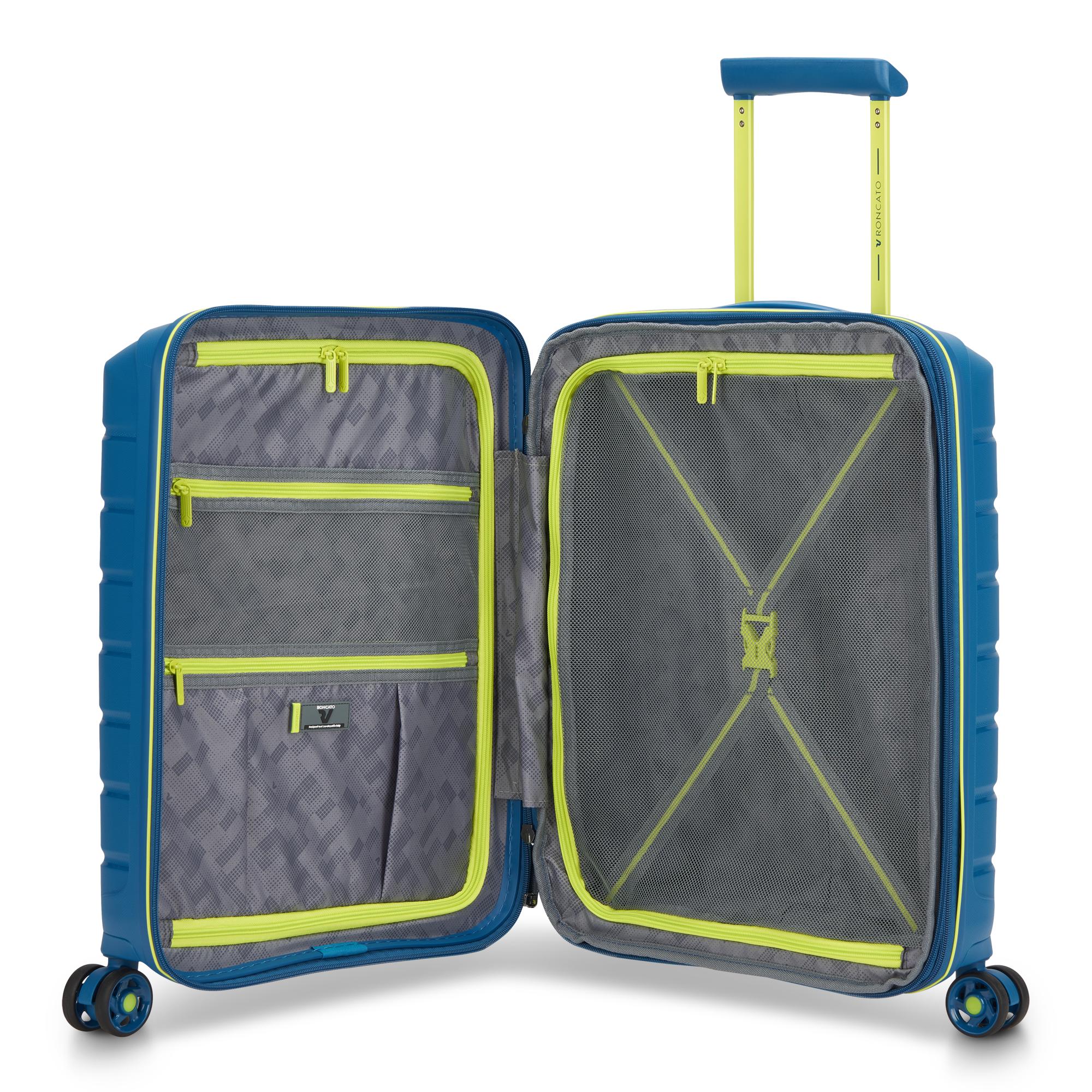 Roncato trolley cabina in polipropilene "B-Flying Move" Azzurro 418183.53 BLU LAGUNA