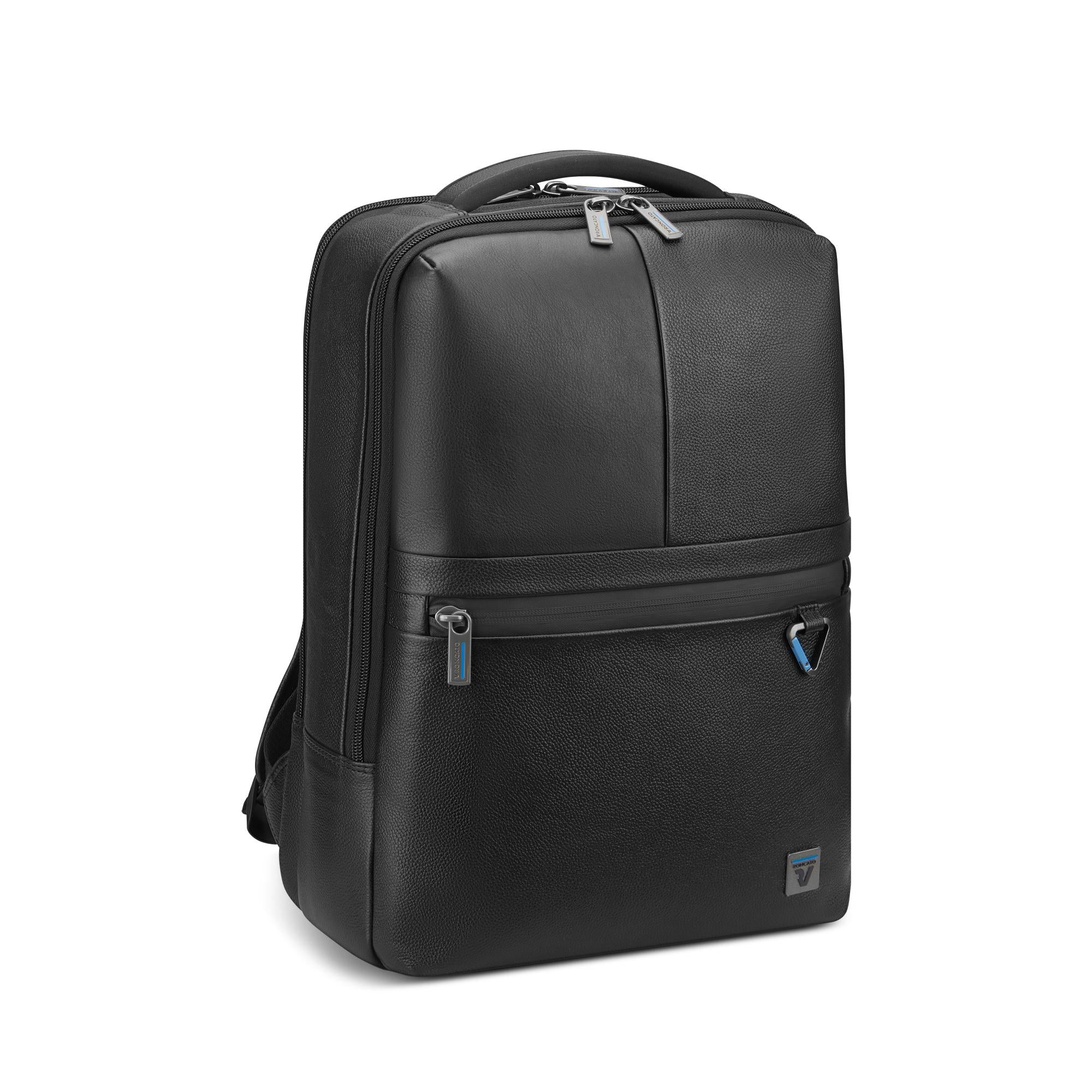 Roncato zaino in pelle "Trial Dlx" Nero 411141.01