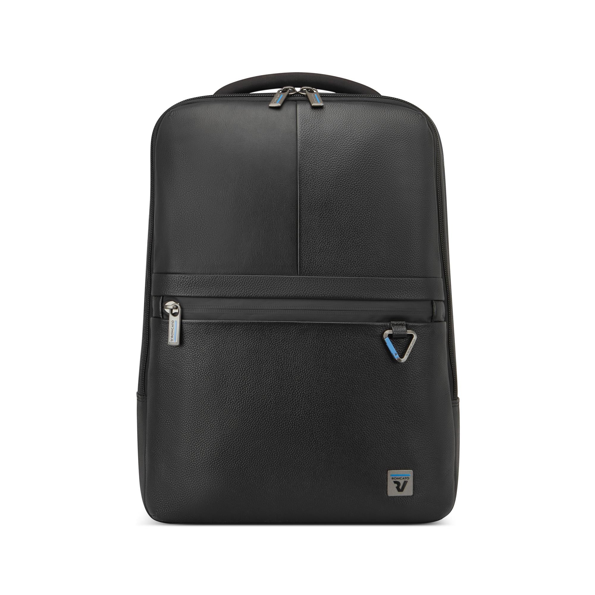 Roncato zaino in pelle "Trial Dlx" Nero 411141.01