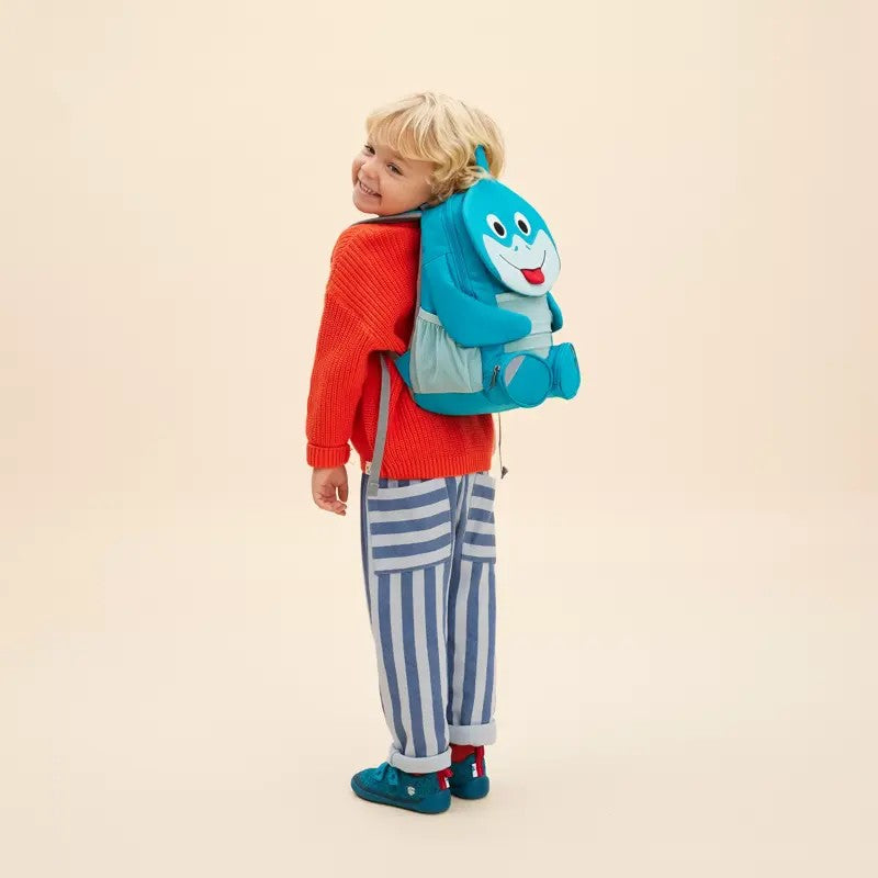 Affenzahn zainetto kids in tessuto Azzurro GRANDE AMICO.SQUALO