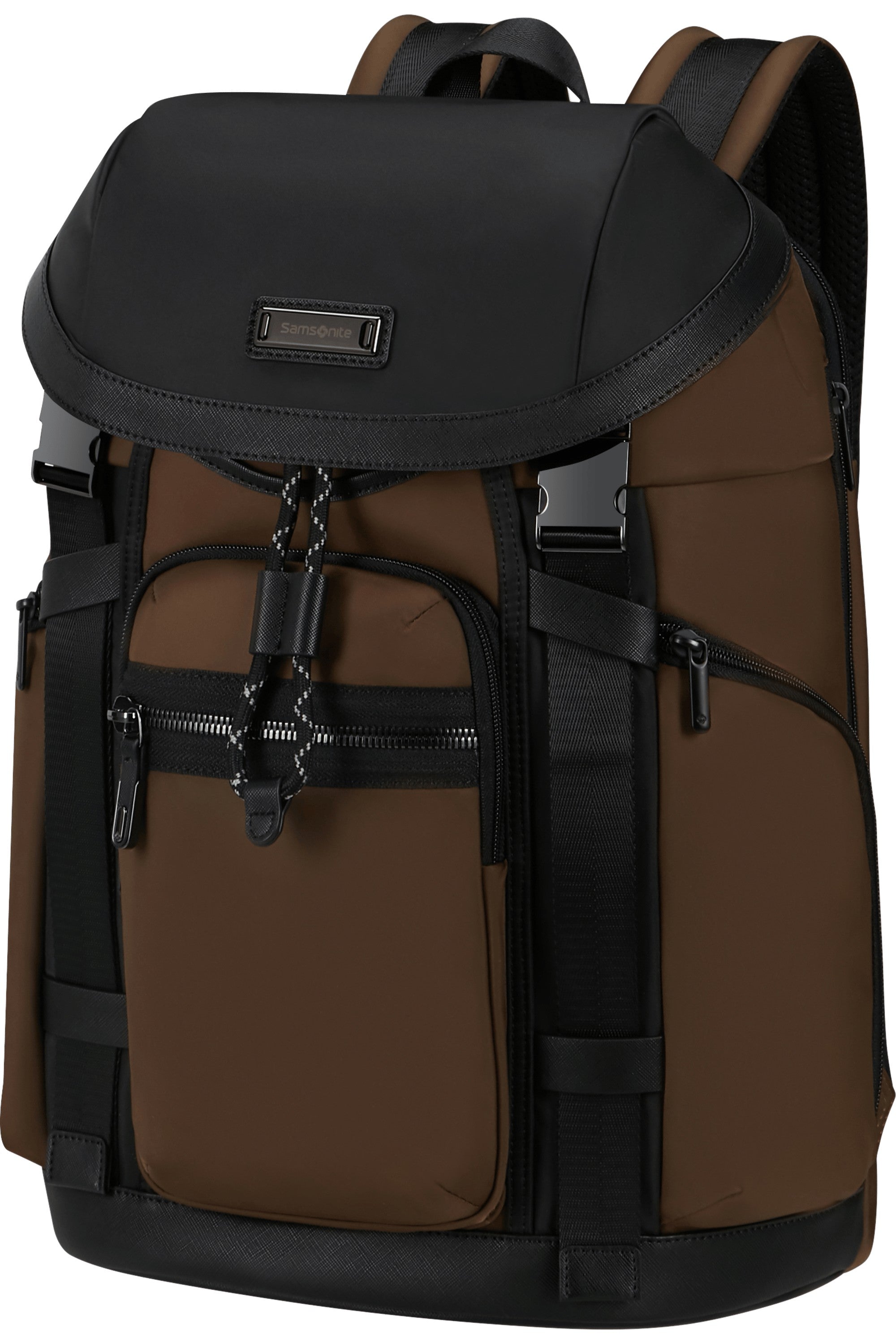 Samsonite zaini porta pc in tessuto "Relyon" Marrone 153267.1139 BROWN