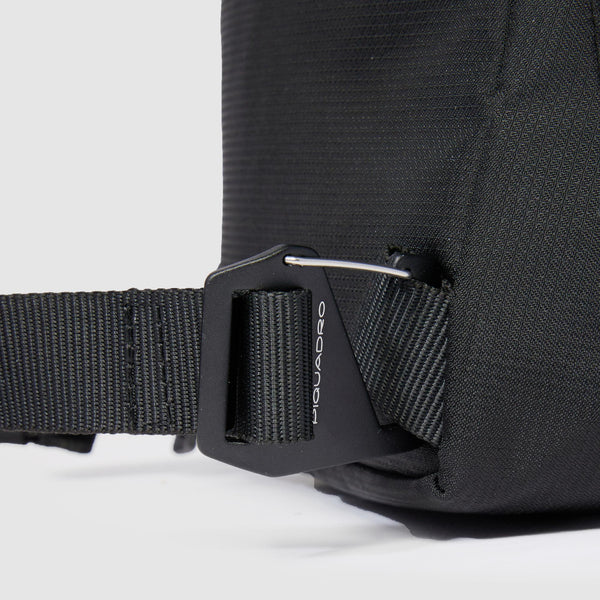 Piquadro monospalla in tessuto "Arne" Nero CA6694S125.N