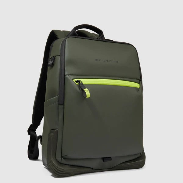 Piquadro zaino porta pc in tessuto tecnico "C2O" Verde CA6464C2OW.VE